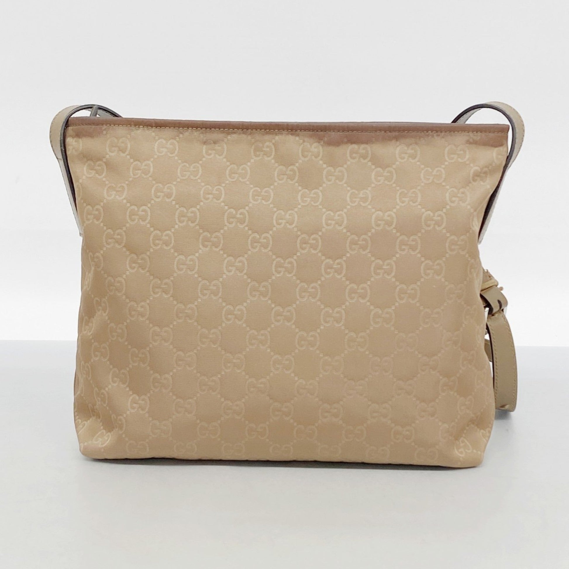 Gucci Brown Nylon Shoulder Bag