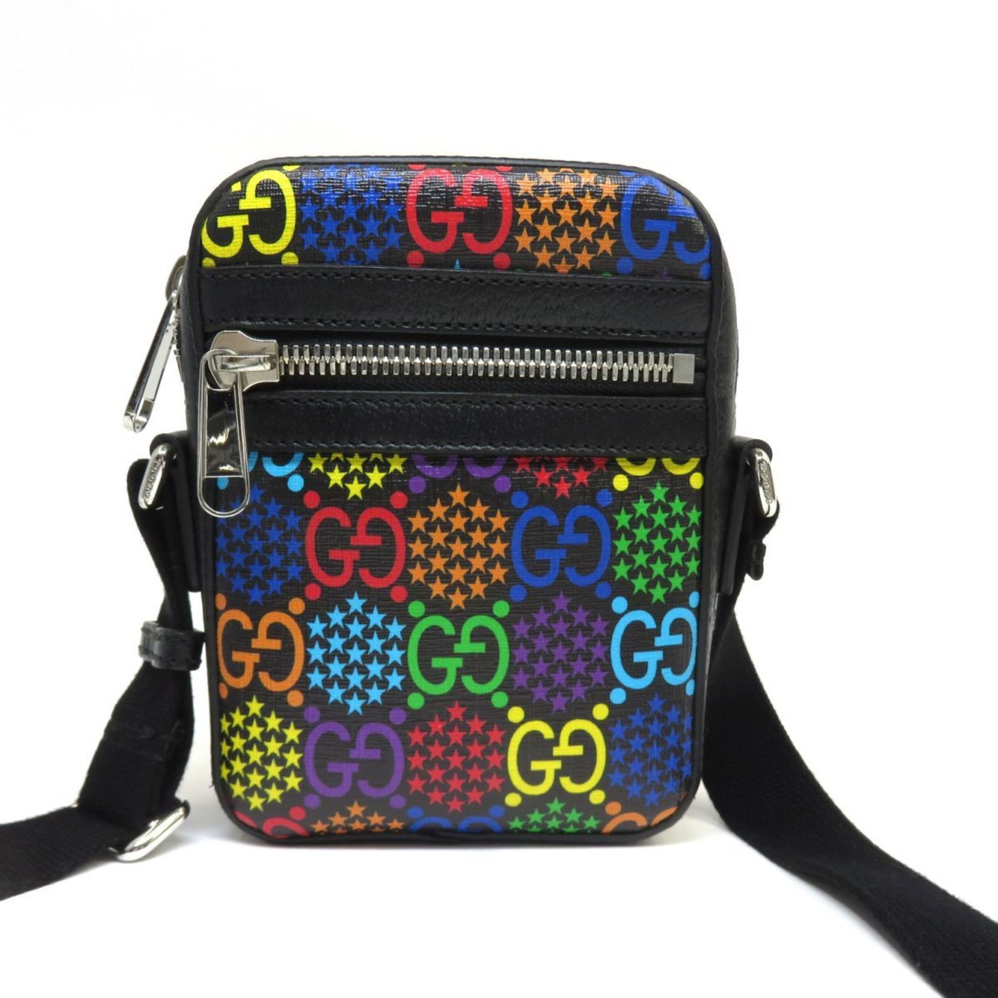 Gucci Black Multi-Color Shoulder Bag