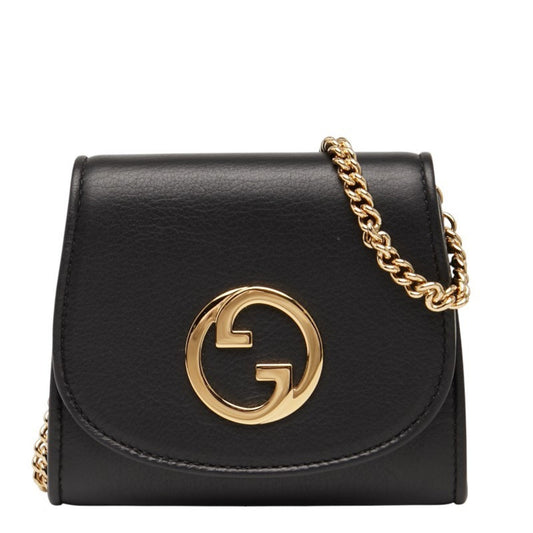 Gucci Black Leather Shoulder Bag