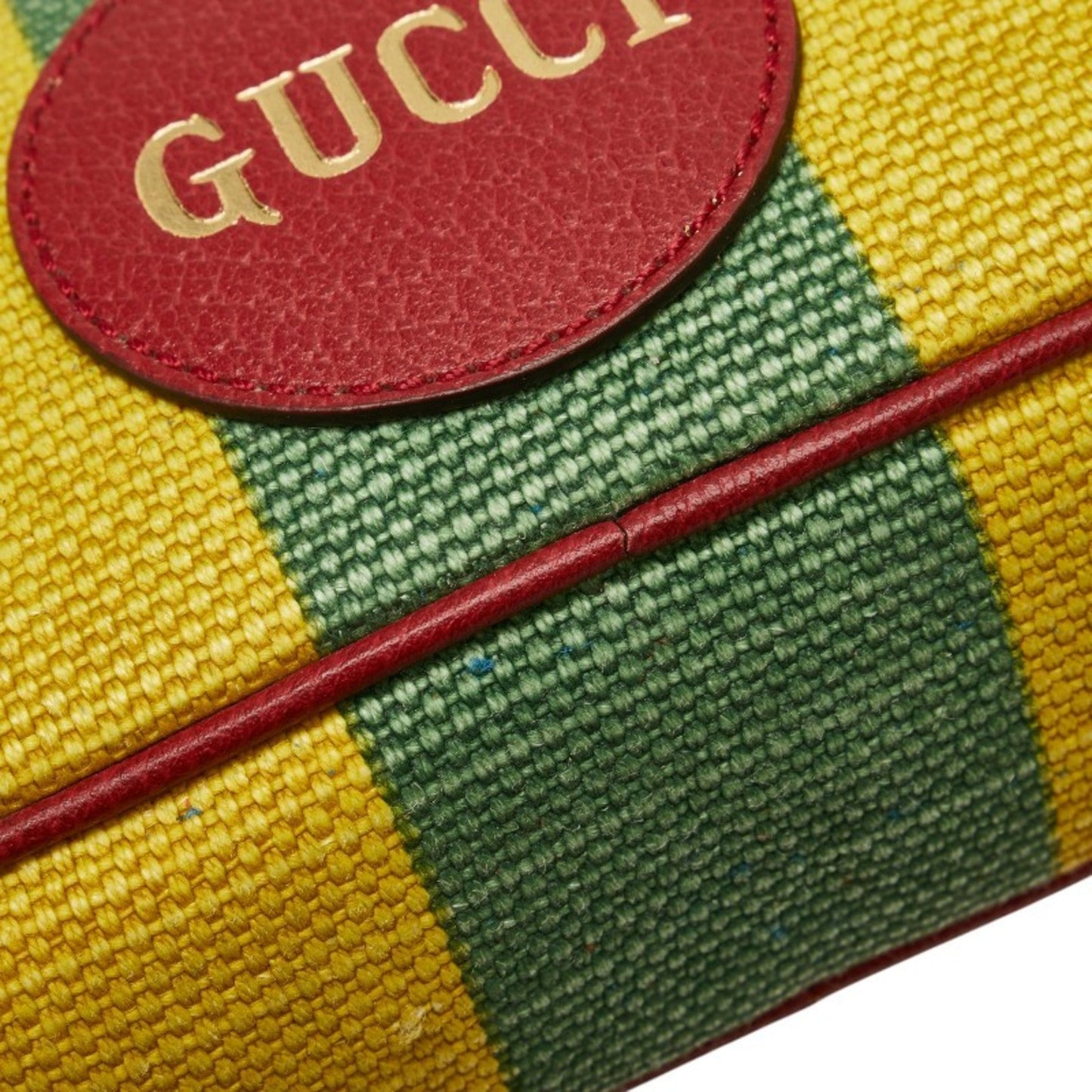 Gucci Multi-Color Canvas Leather Sling Bag