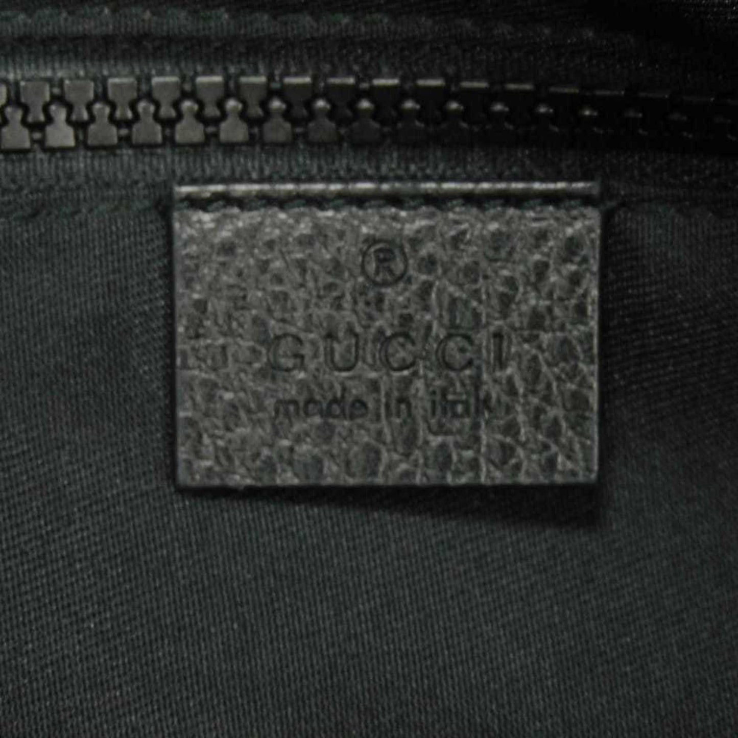 Gucci Black Nylon Gg Canvas Leather Messenger Bag Shoulder Bag