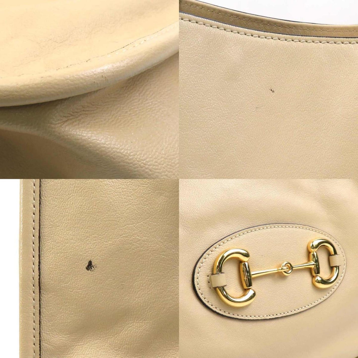 Gucci Beige Leather Shoulder Bag