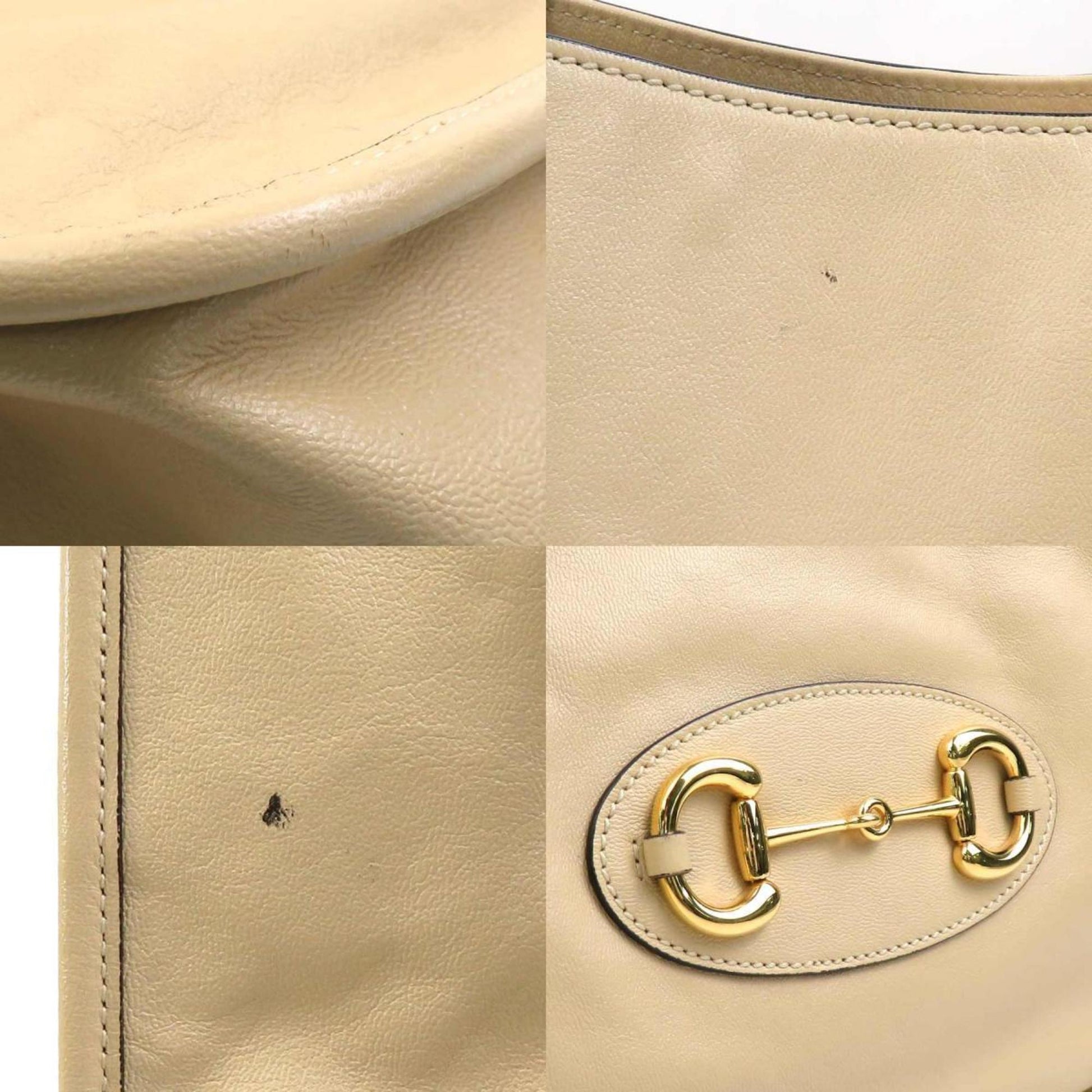 Gucci Beige Leather Shoulder Bag