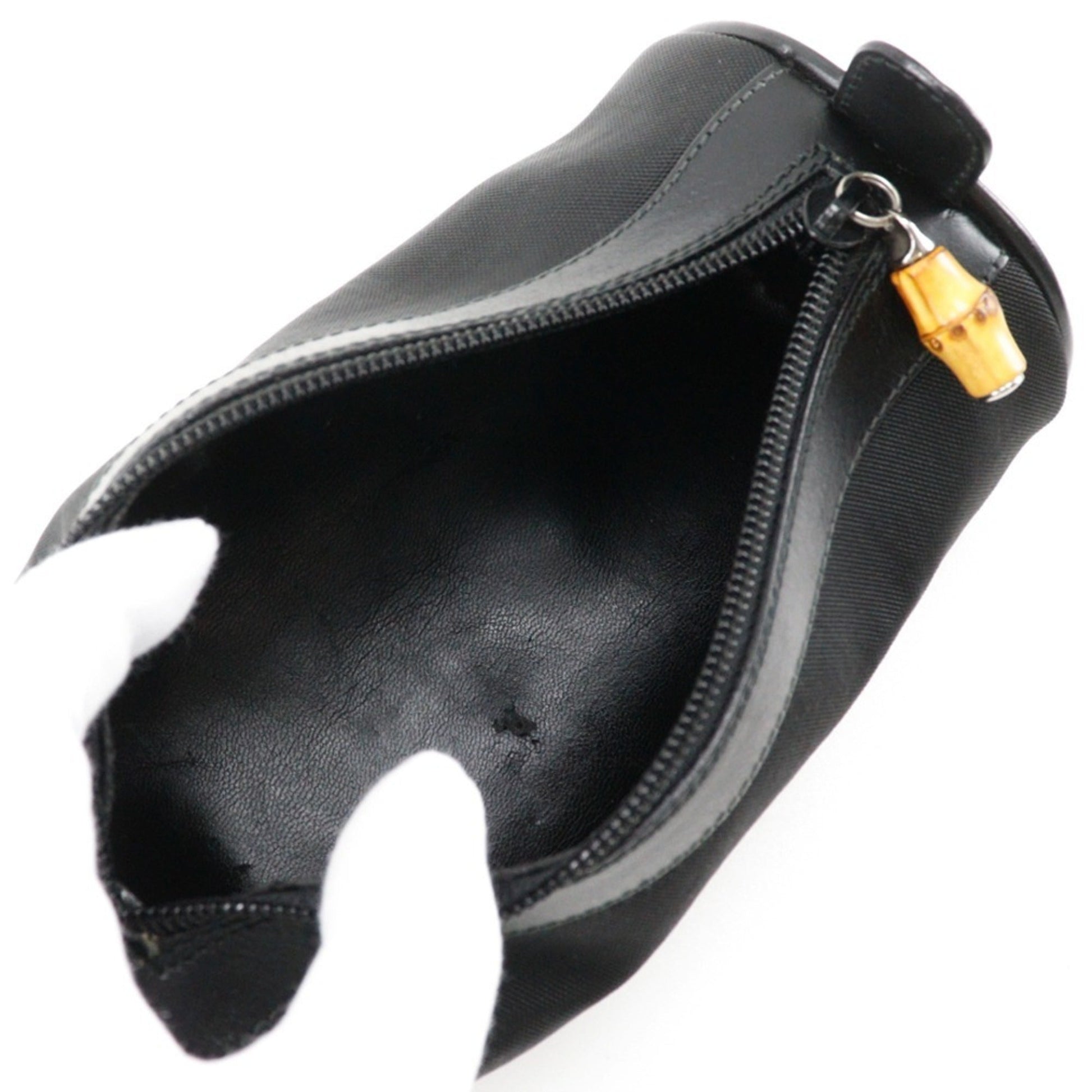 Gucci Black Nylon Canvas Pouch