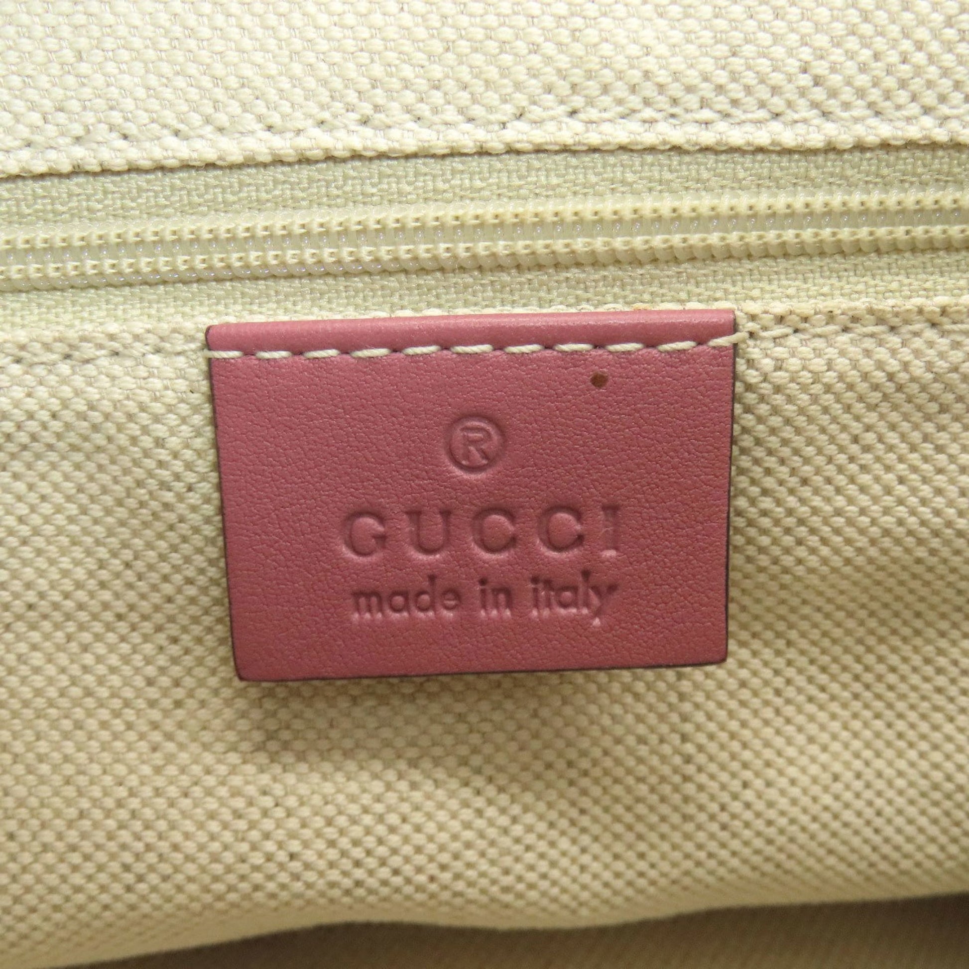 Gucci Pink Leather Shoulder Bag