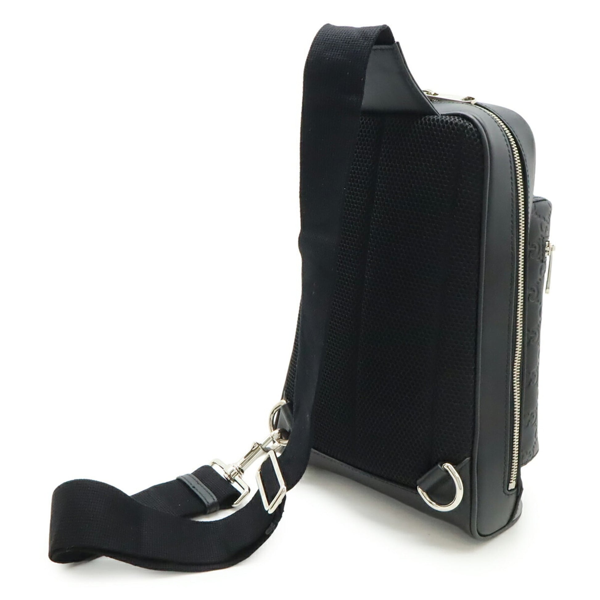 Gucci Black Leather Shoulder Bag