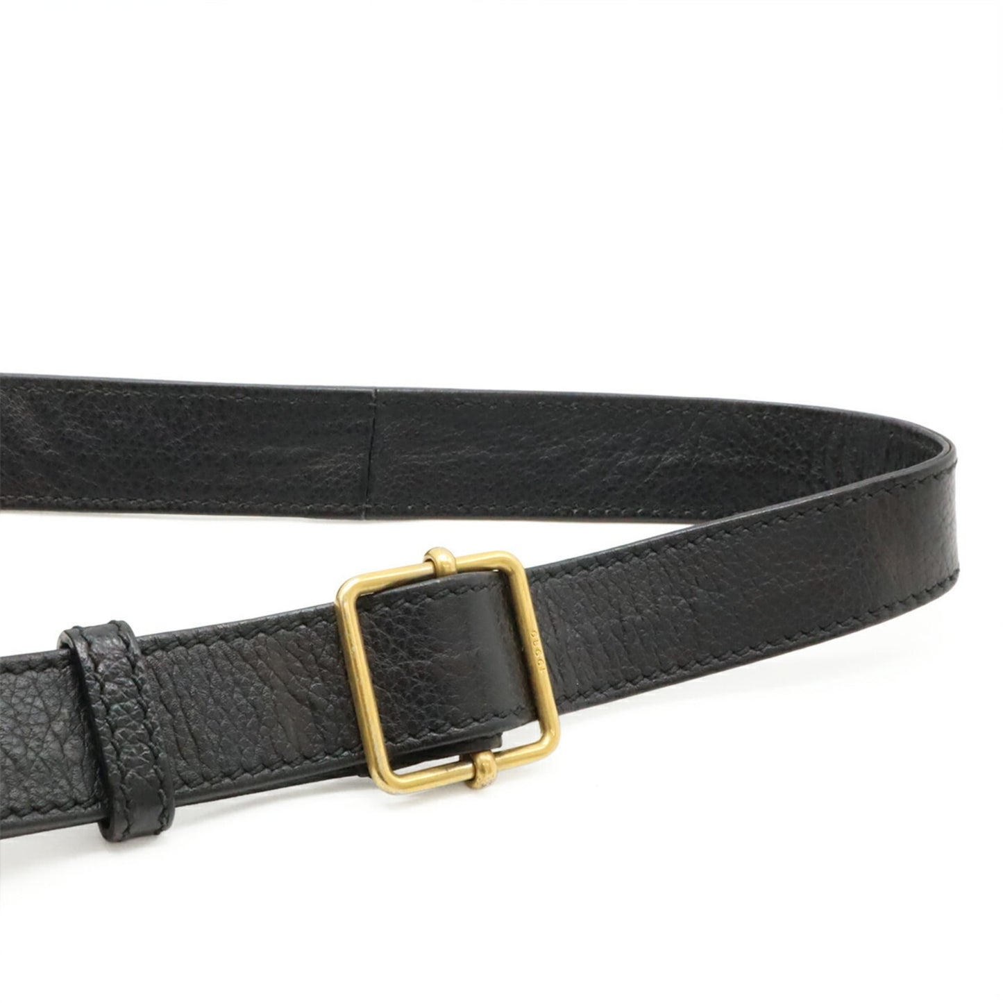 Gucci Black Leather Shoulder Bag