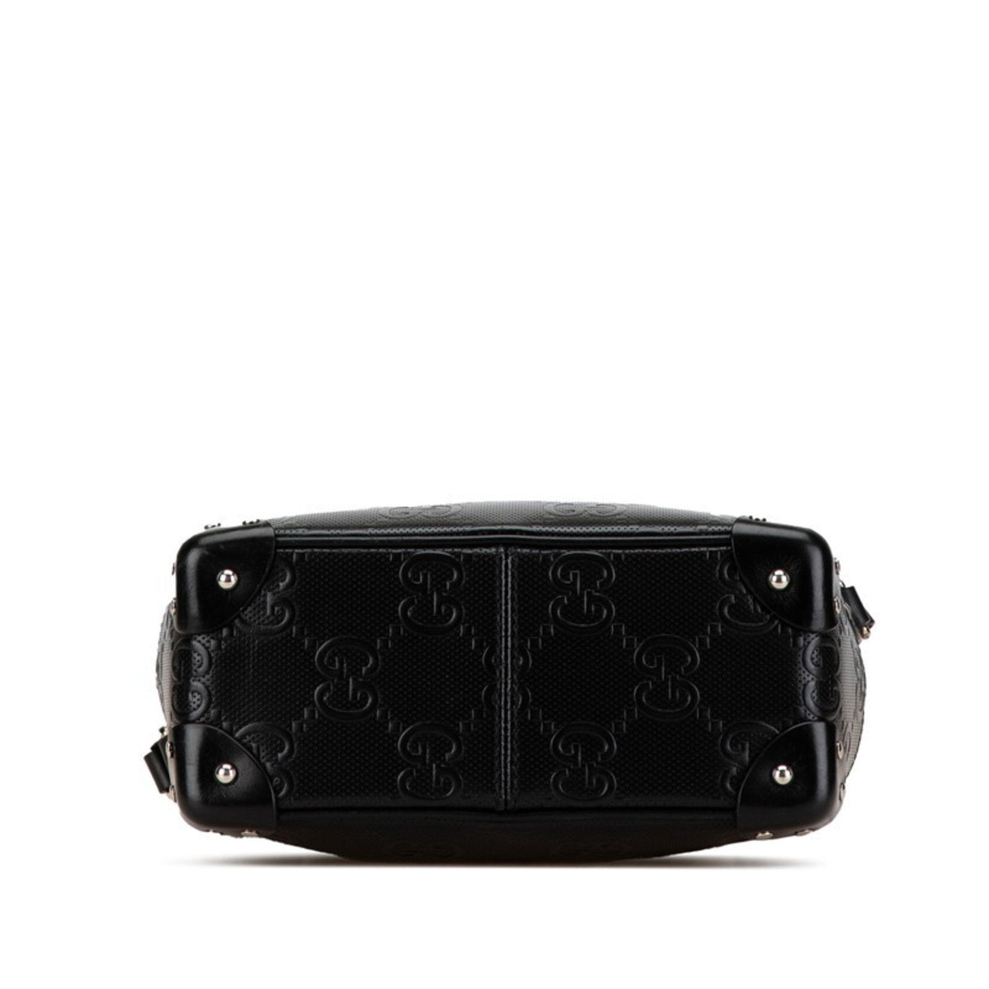 Gucci Black Leather Shoulder Bag