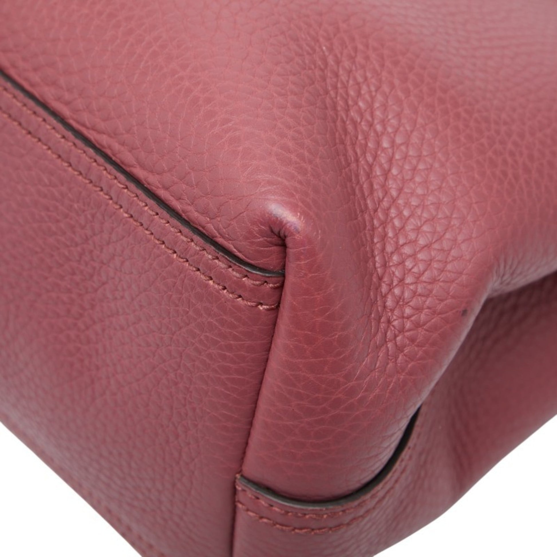 Gucci Pink Leather Shoulder Bag