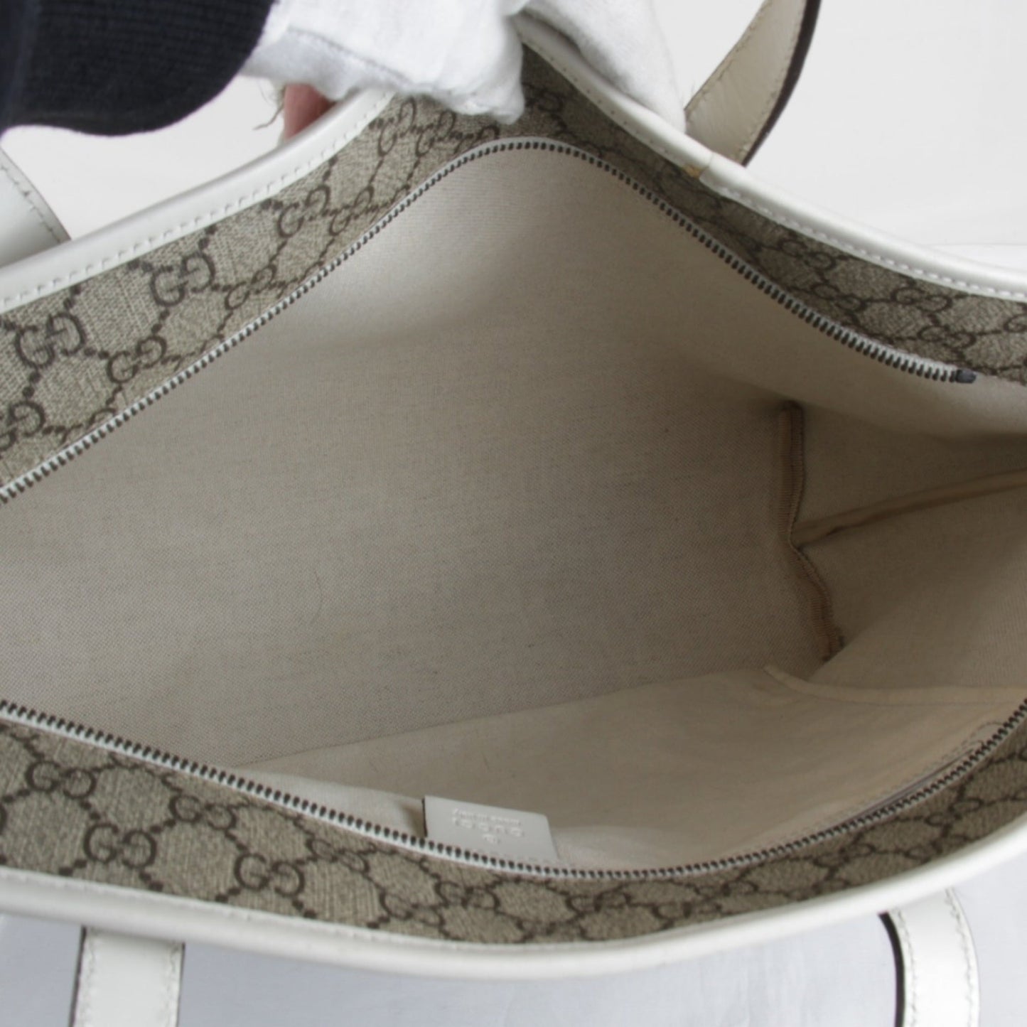 Gucci Brown Gg Supreme Tote Bag