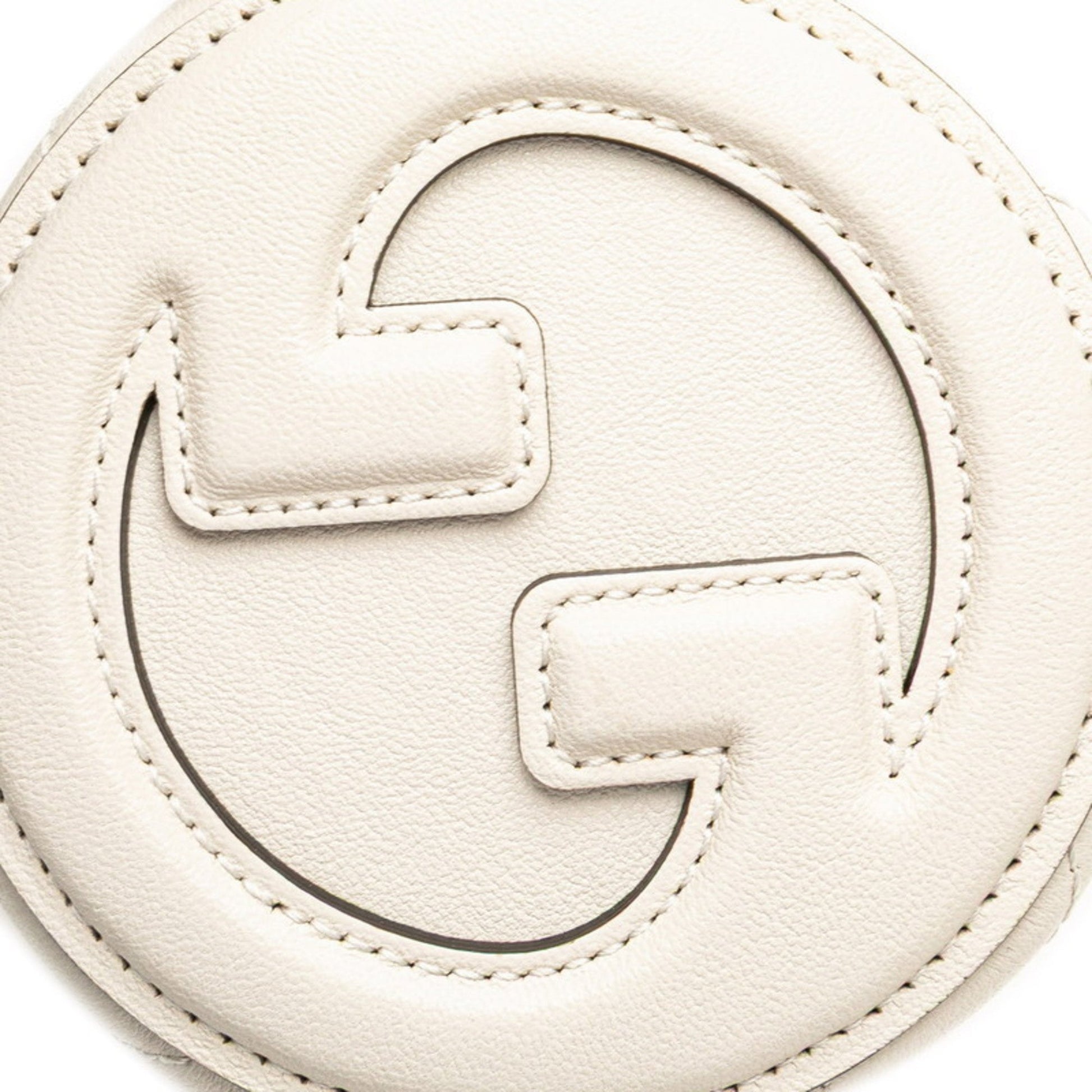 Gucci White Leather Handbag Shoulder Bag