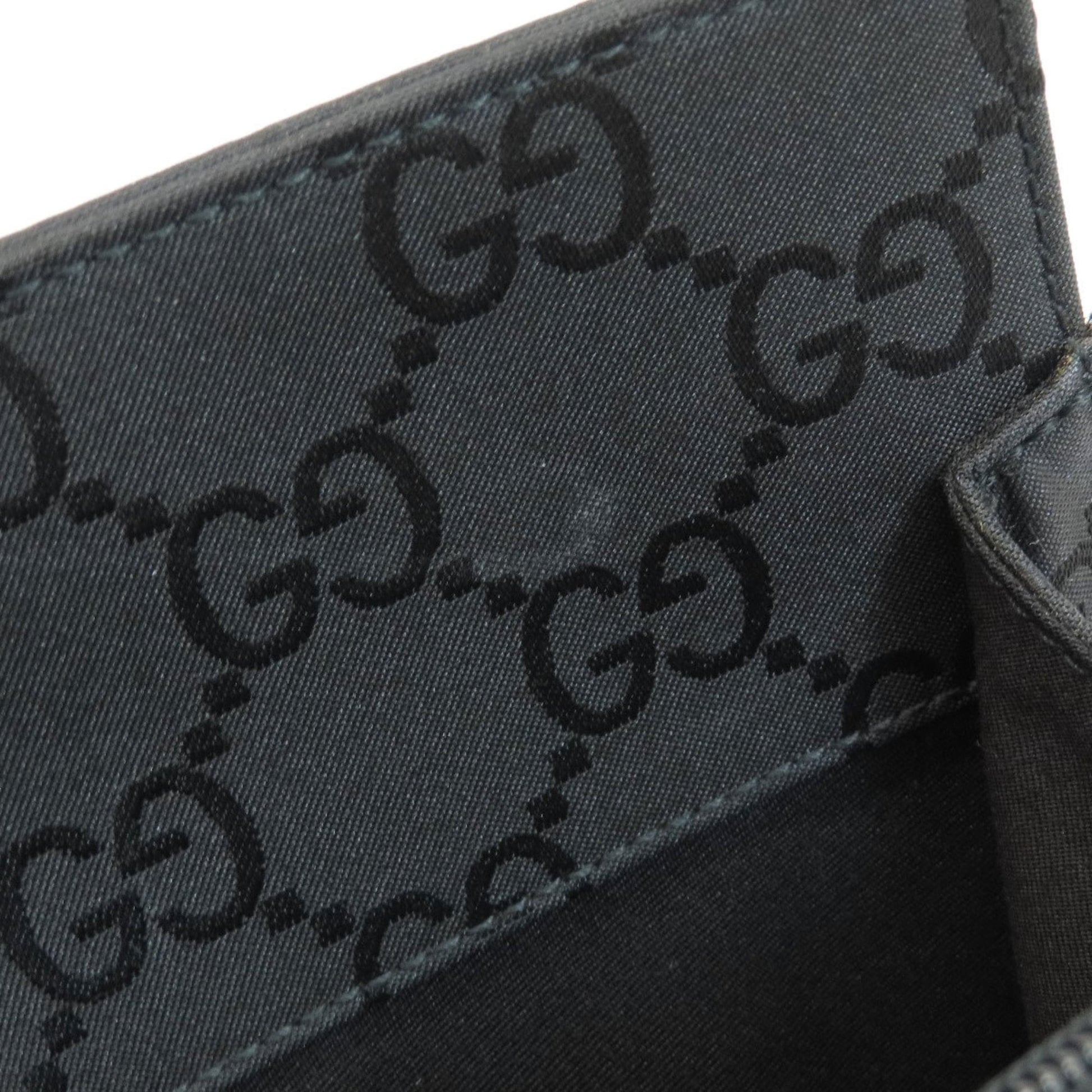 Gucci Black Nylon Canvas Briefcase Handbag