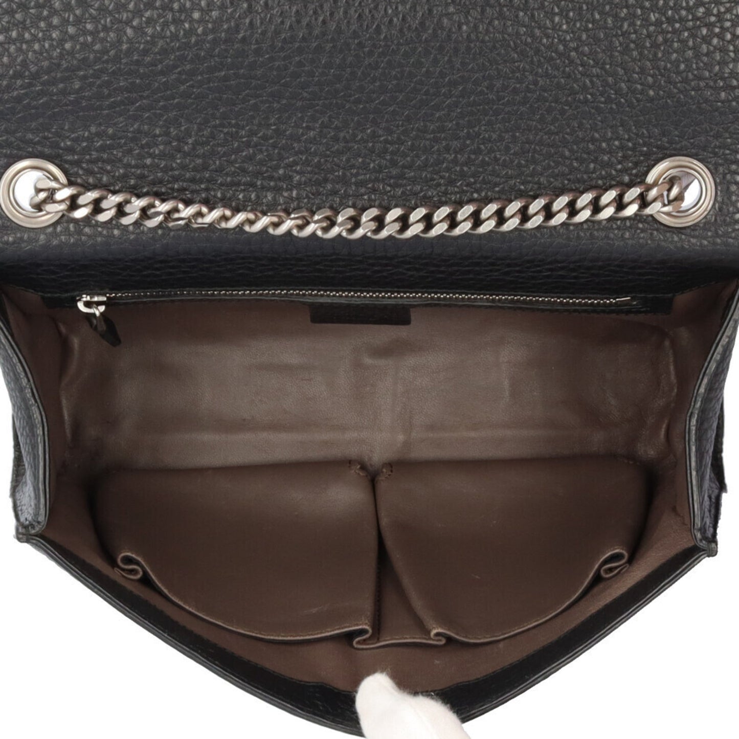 Gucci Black Leather Shoulder Bag