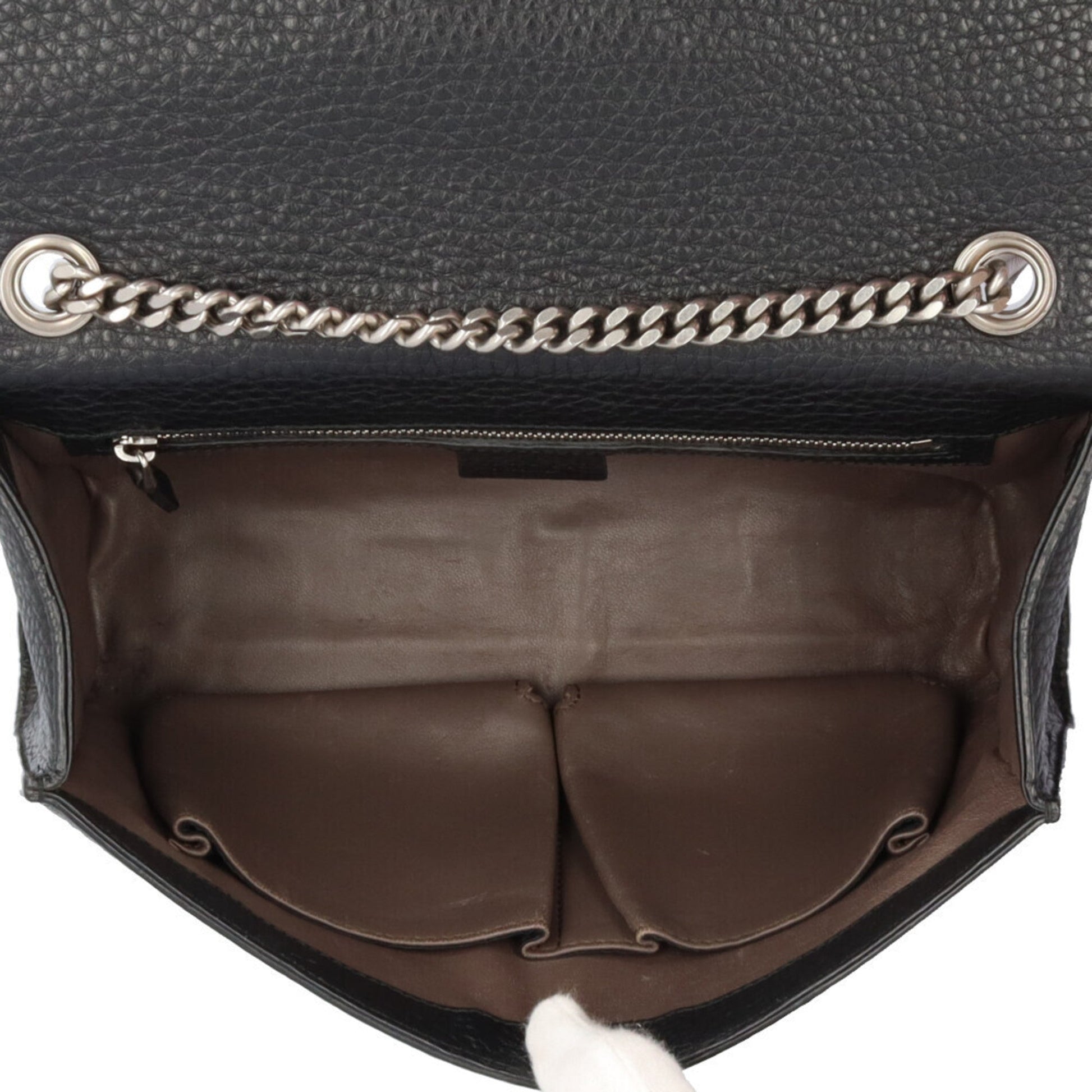 Gucci Black Leather Shoulder Bag