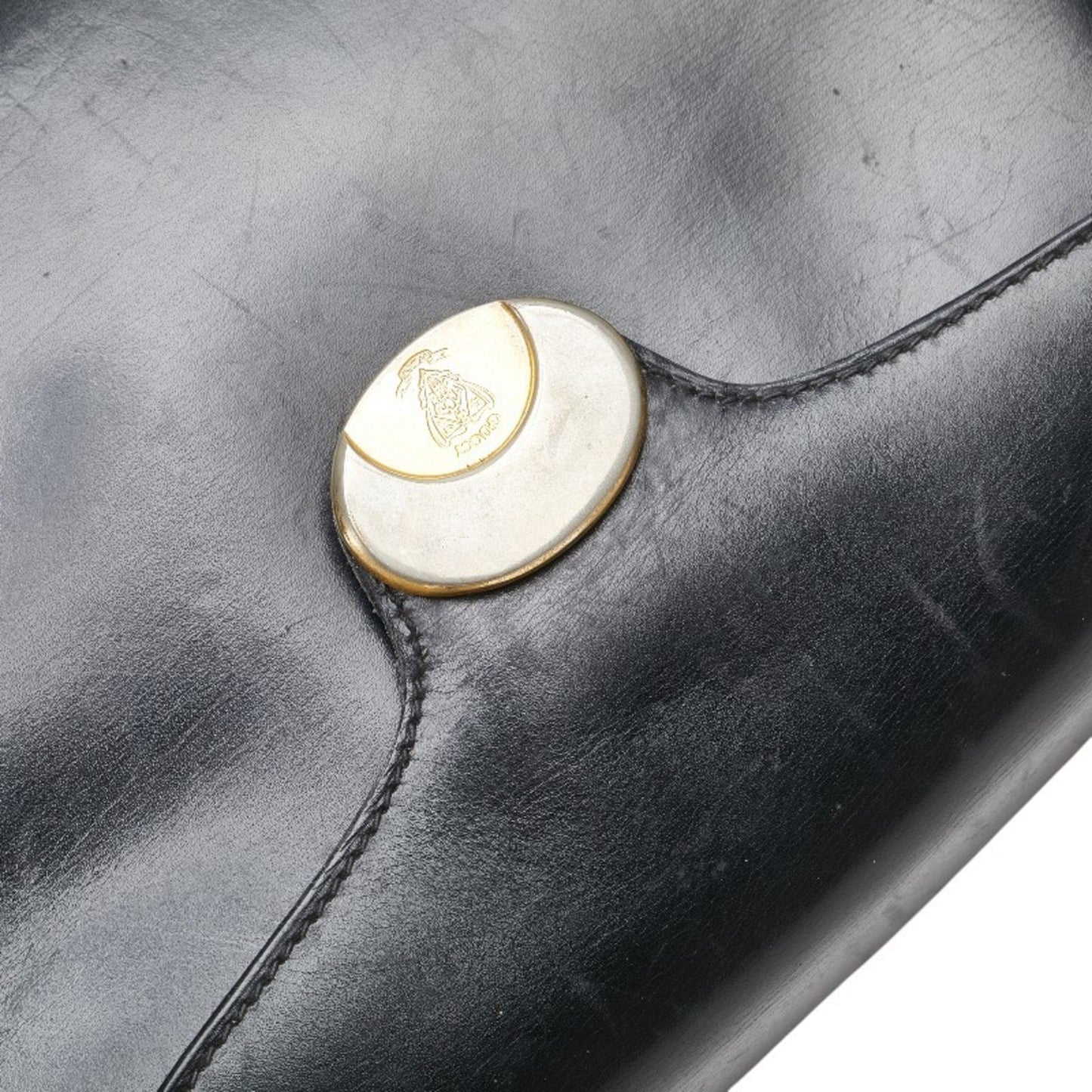 Gucci Black Leather Shoulder Bag