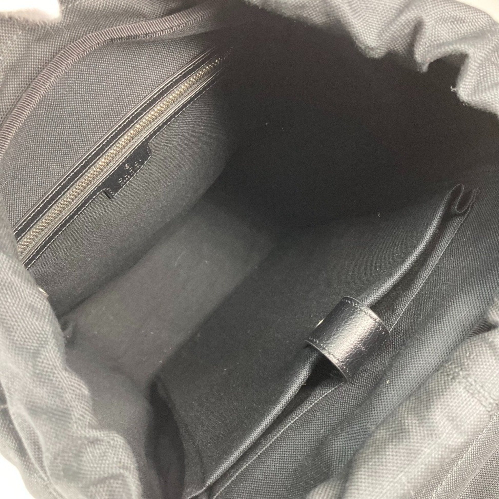 Gucci Black Gg Supreme Backpack