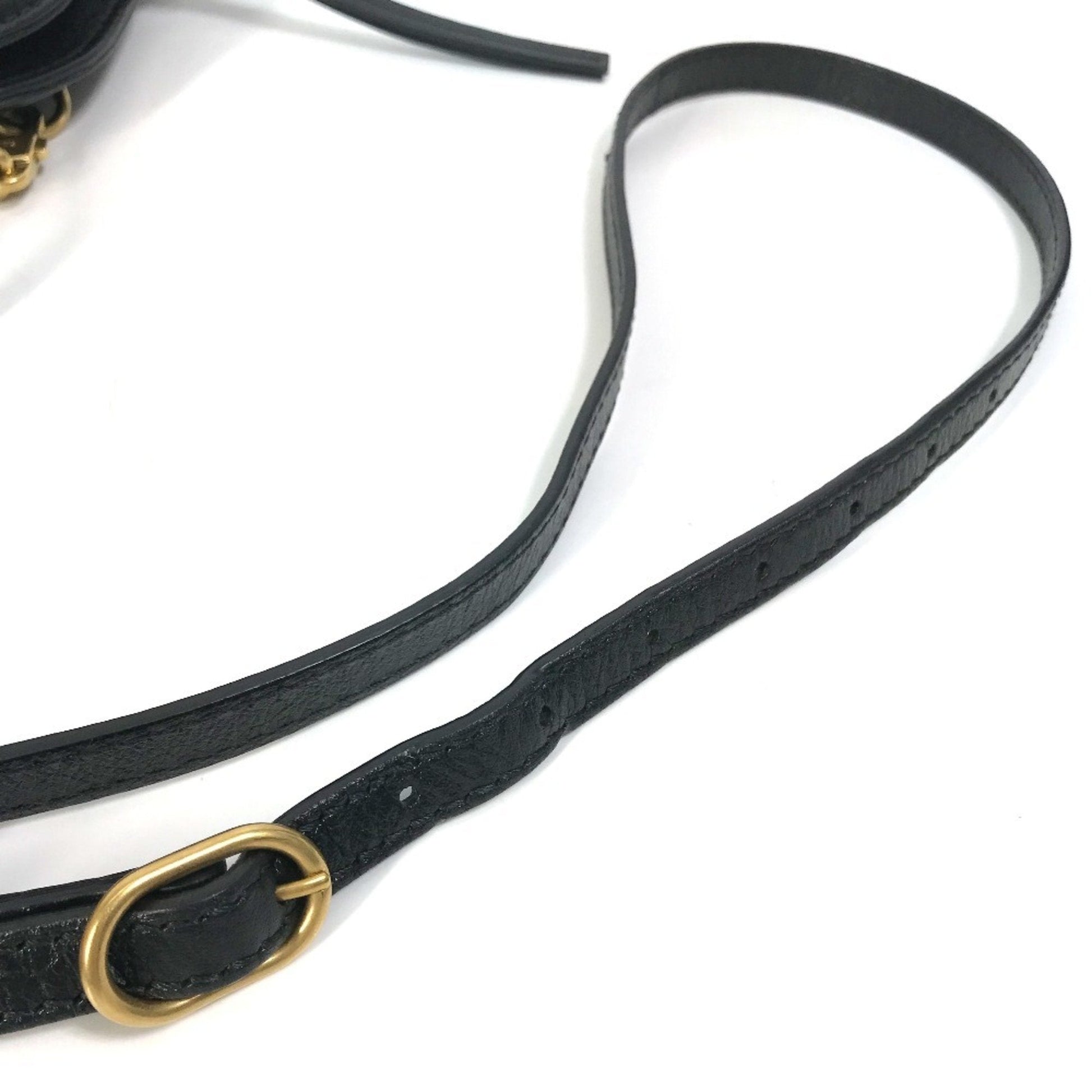 Gucci Black Leather Clutch Bag Shoulder Bag