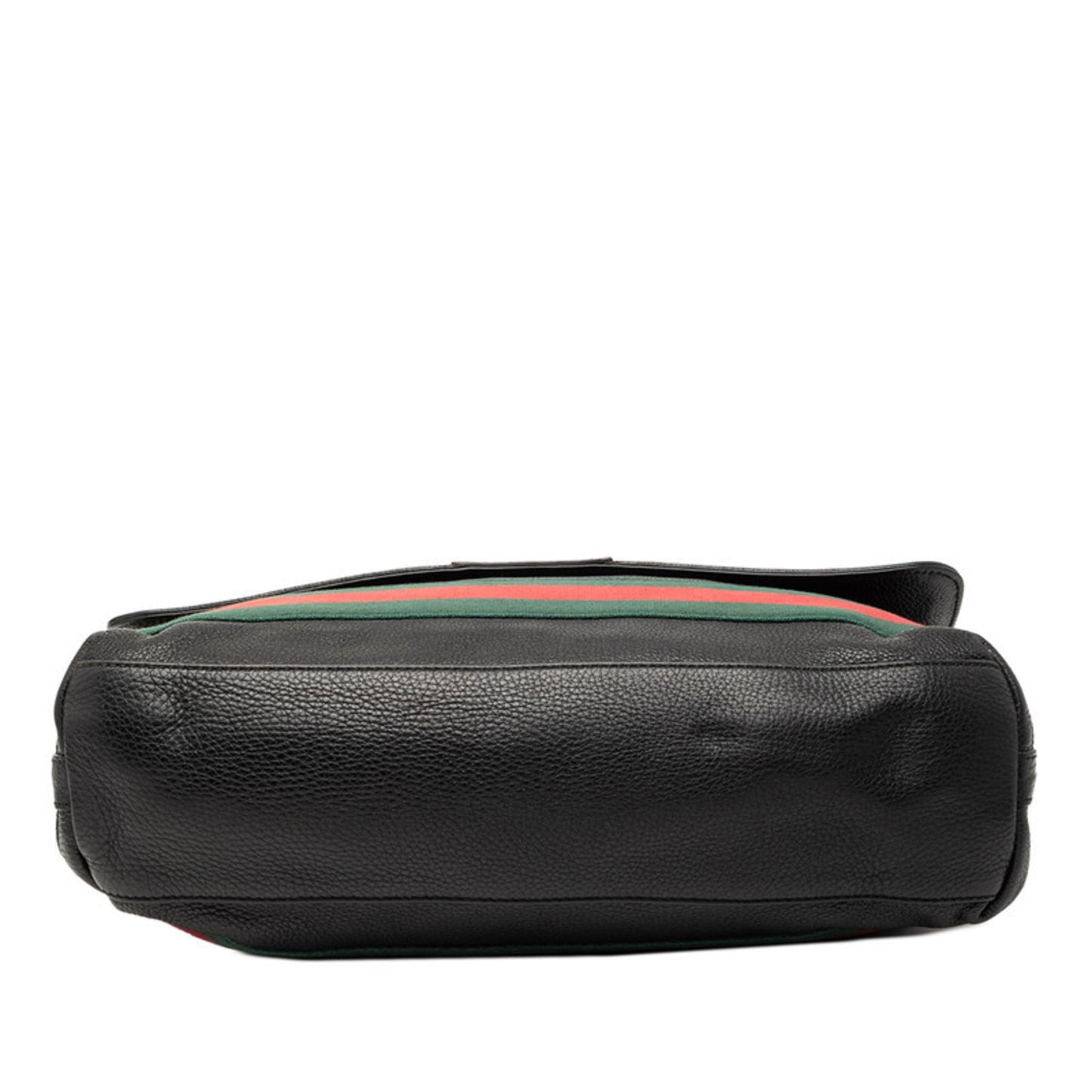 Gucci Sherry Line Black Multi-Color Leather Messenger Bag Shoulder Bag