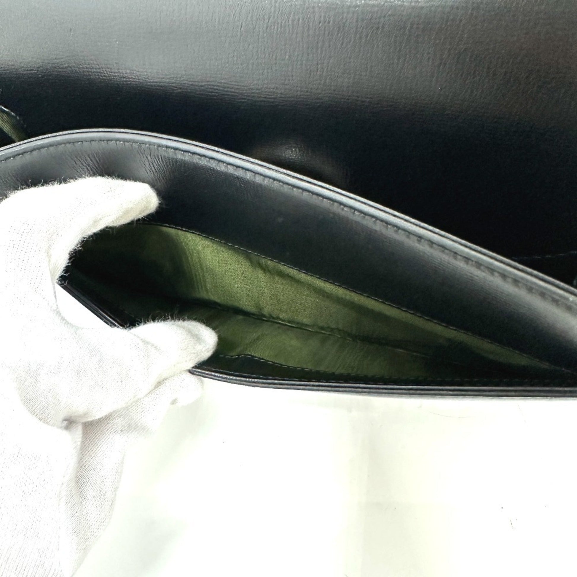 Gucci Black Leather Shoulder Bag