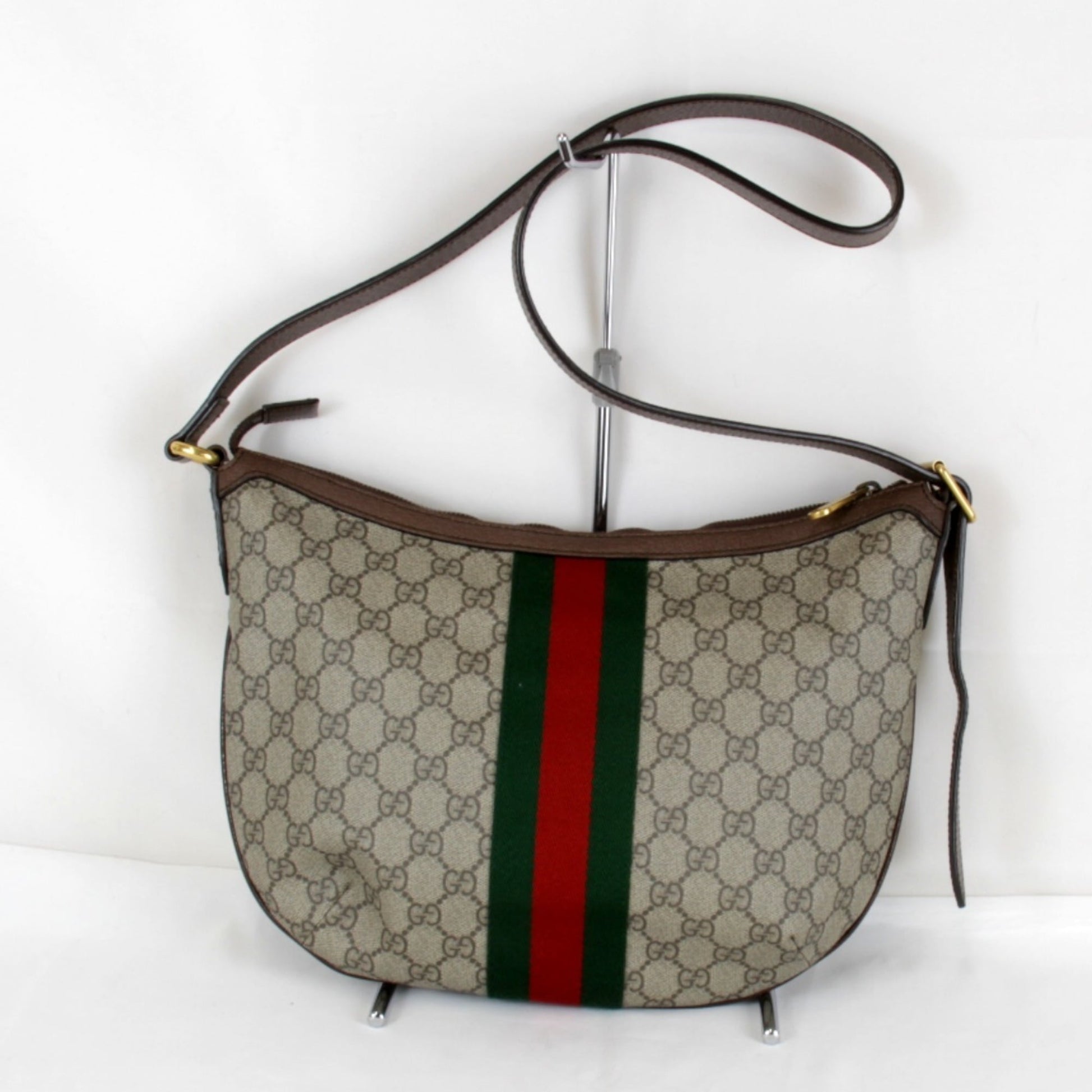 Gucci Ophidia Brown Gg Supreme Shoulder Bag