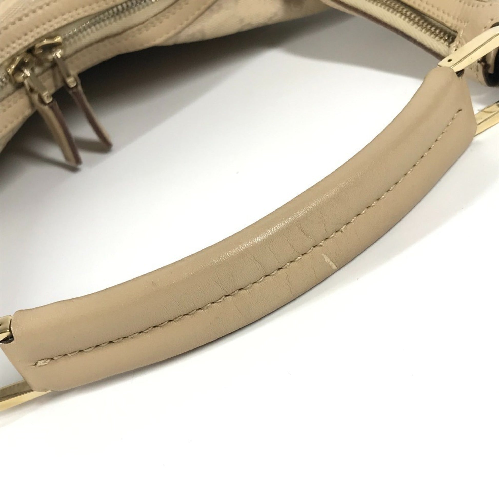 Gucci Beige Gg Canvas Shoulder Bag