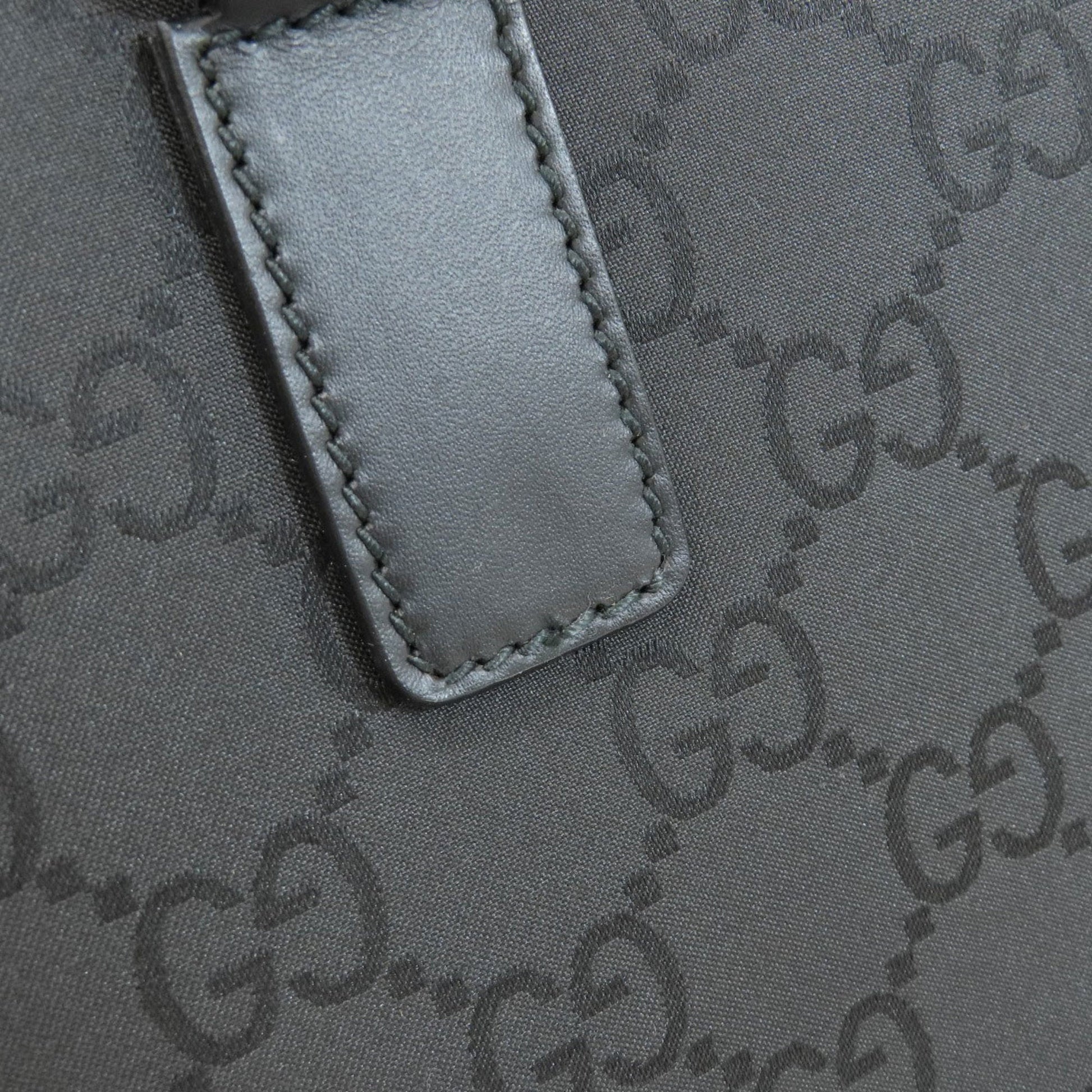 Gucci Black Nylon Canvas Briefcase Handbag