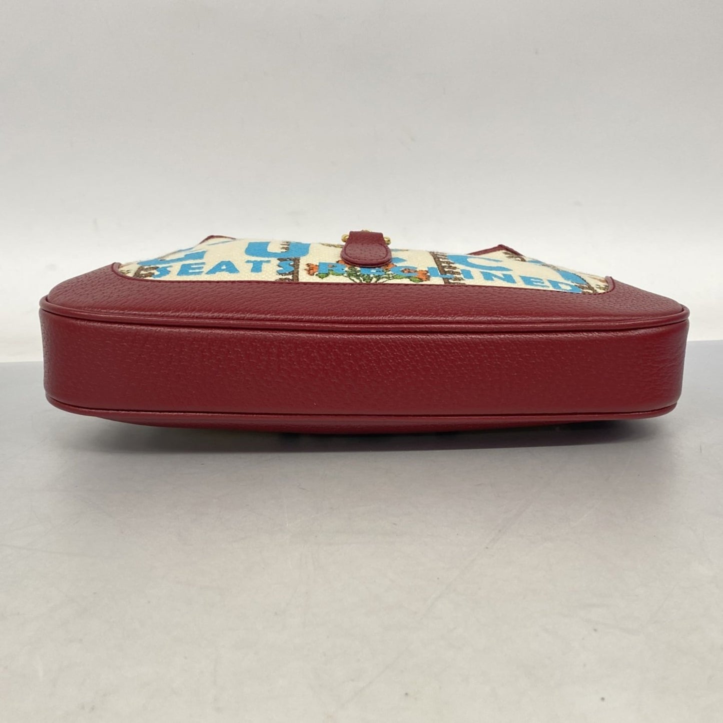 Gucci Beige Multi-Color Canvas Shoulder Bag