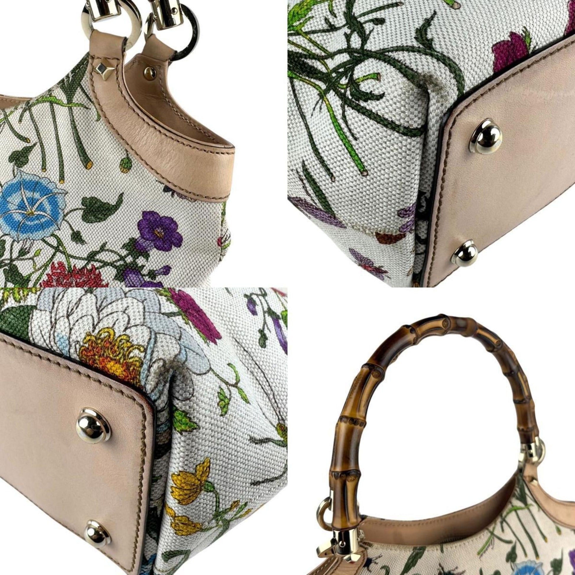 Gucci Multi-Color Canvas Handbag