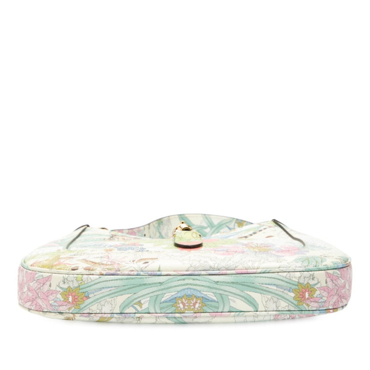 Gucci Multi-Color White Leather Handbag Shoulder Bag