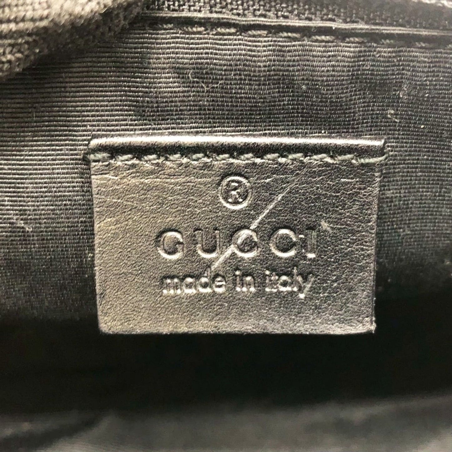 Gucci Black Canvas Handbag