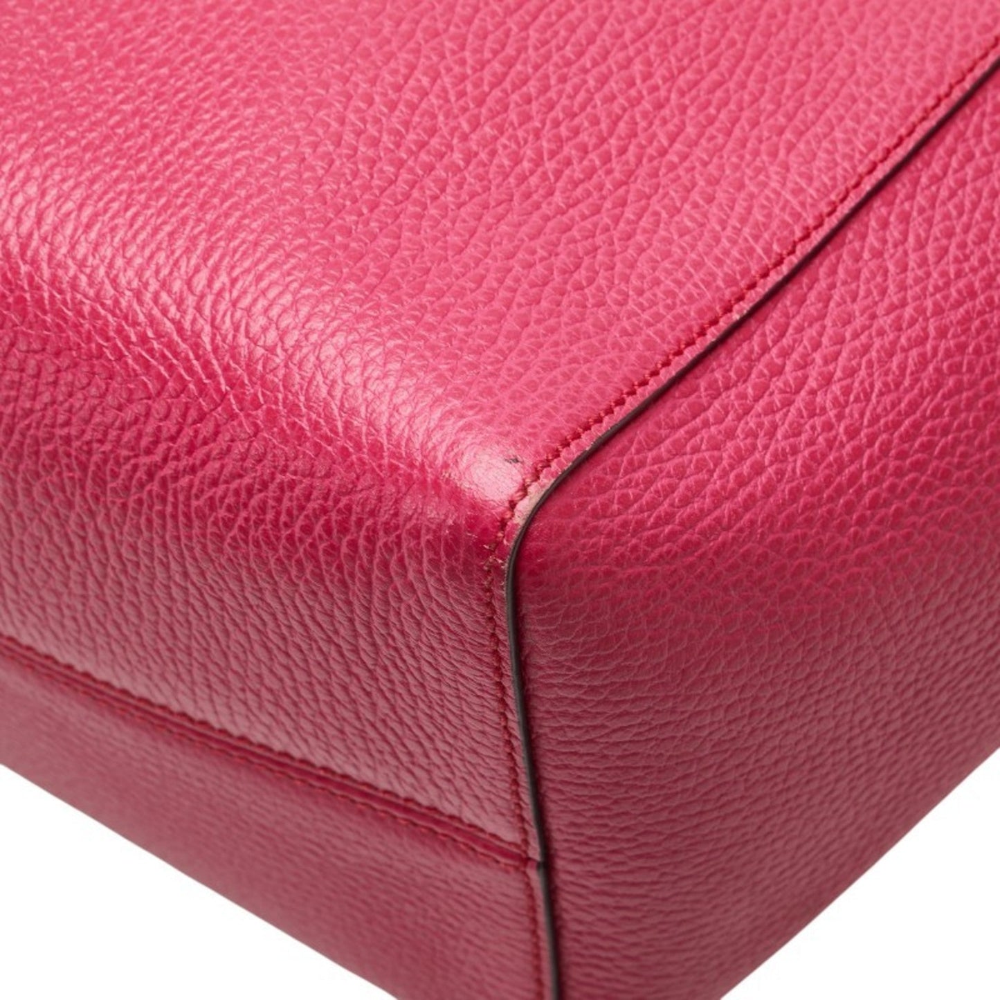 Gucci Pink Leather Tote Bag