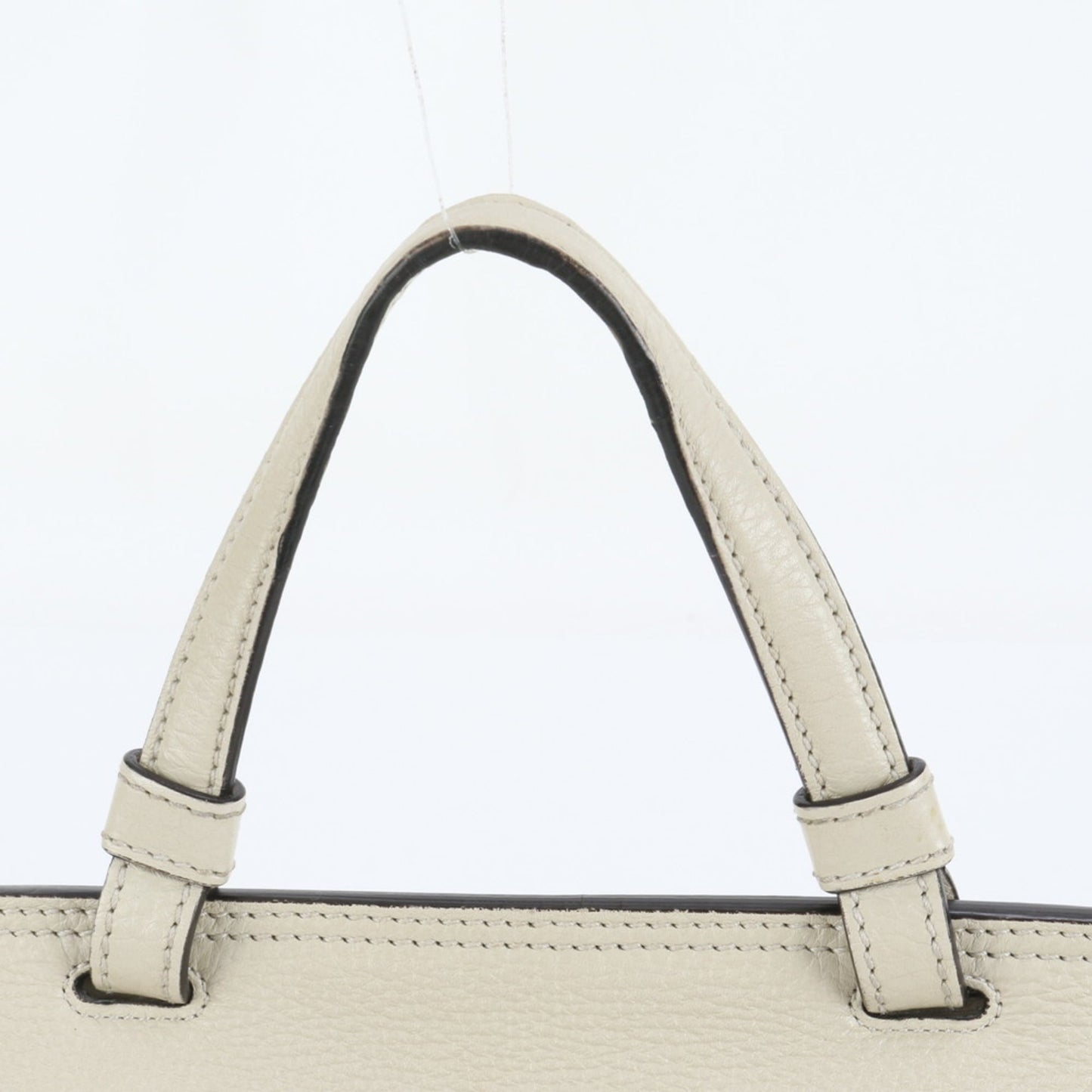 Gucci Ivory Leather Shoulder Bag