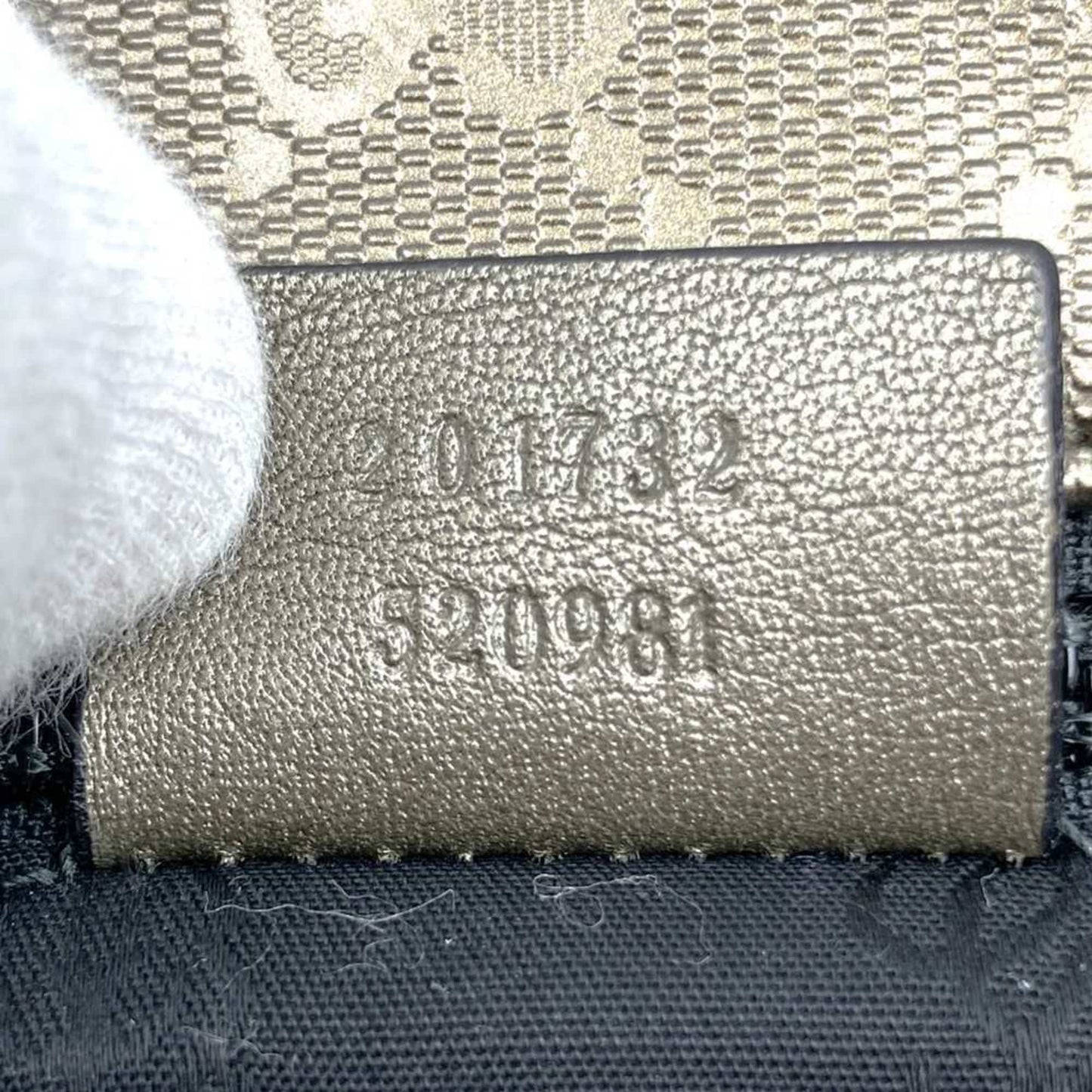 Gucci Gg Imprimé Brown Metallic Gg Imprimé Shoulder Bag