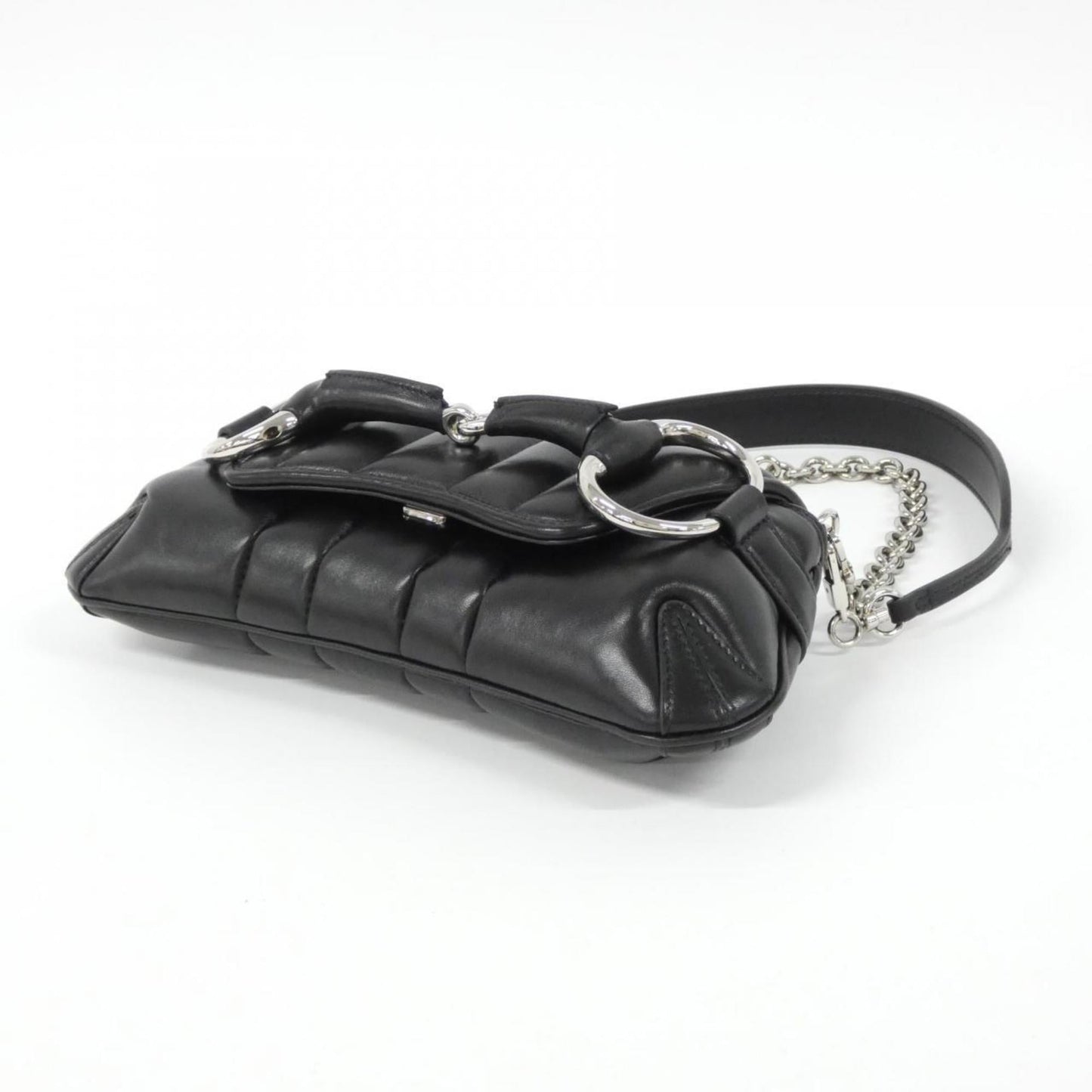 Gucci Black Leather Shoulder Bag