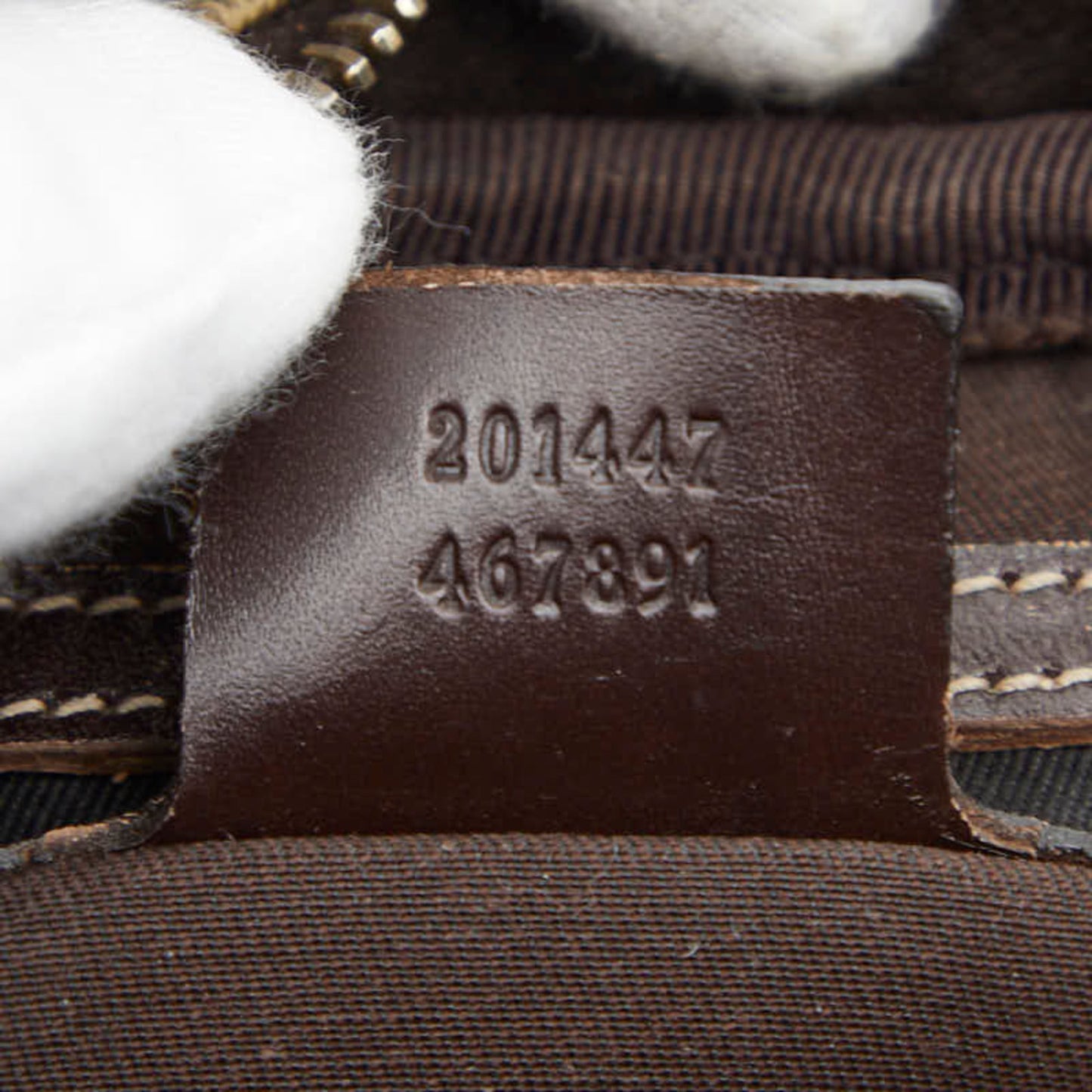 Gucci Beige Brown Pvc Leather Shoulder Bag