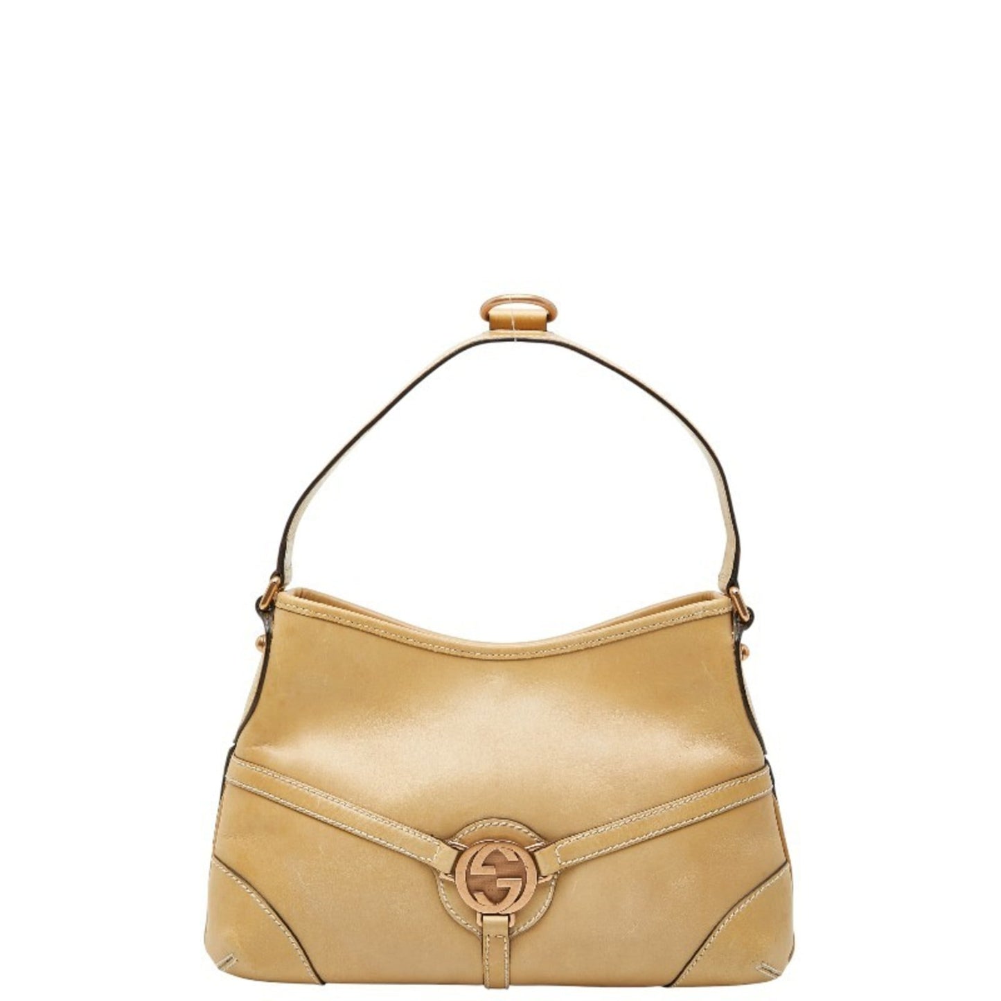 Gucci Beige Leather Shoulder Bag