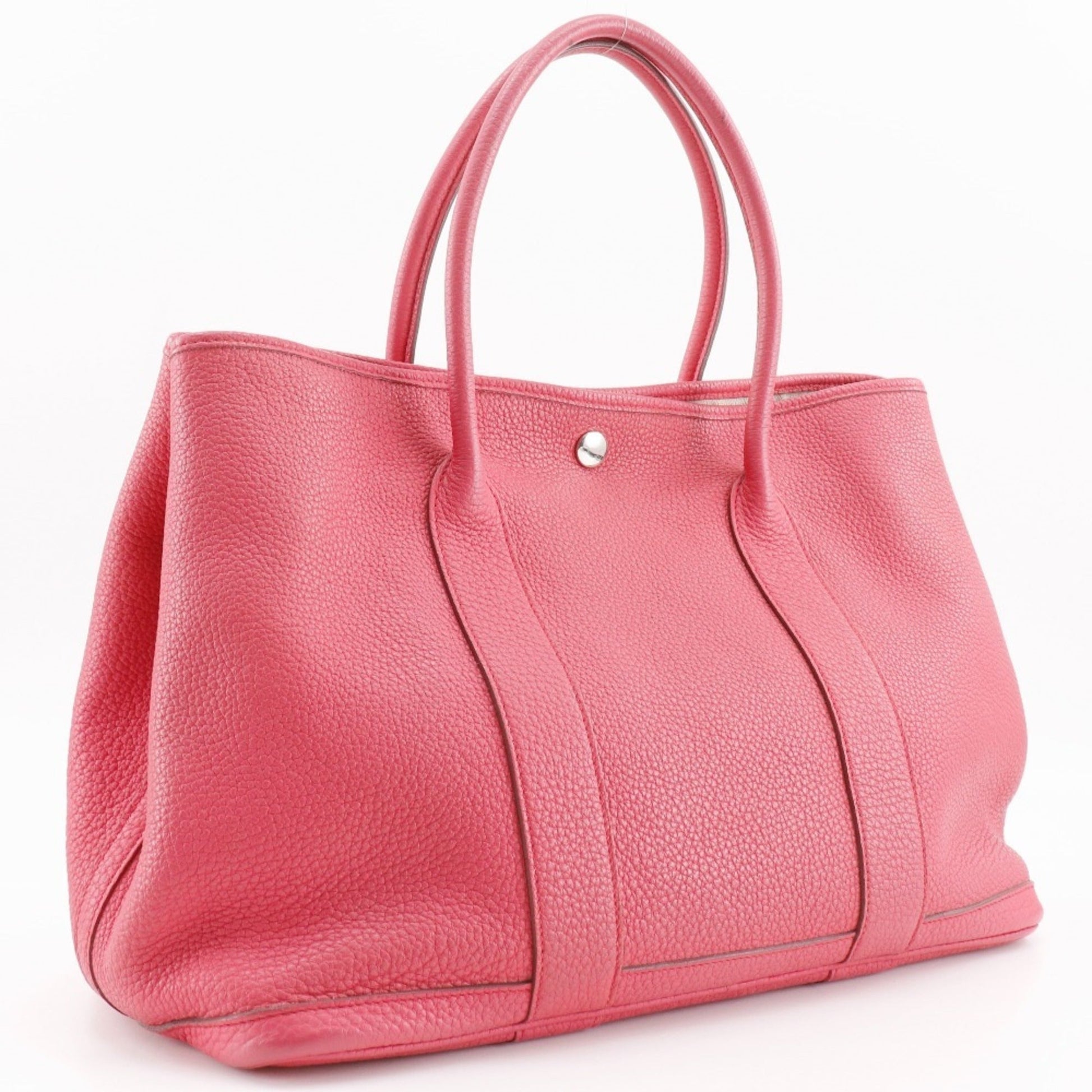 Hermes Negonda Tote Bag Leather Pink Tote Bag 1