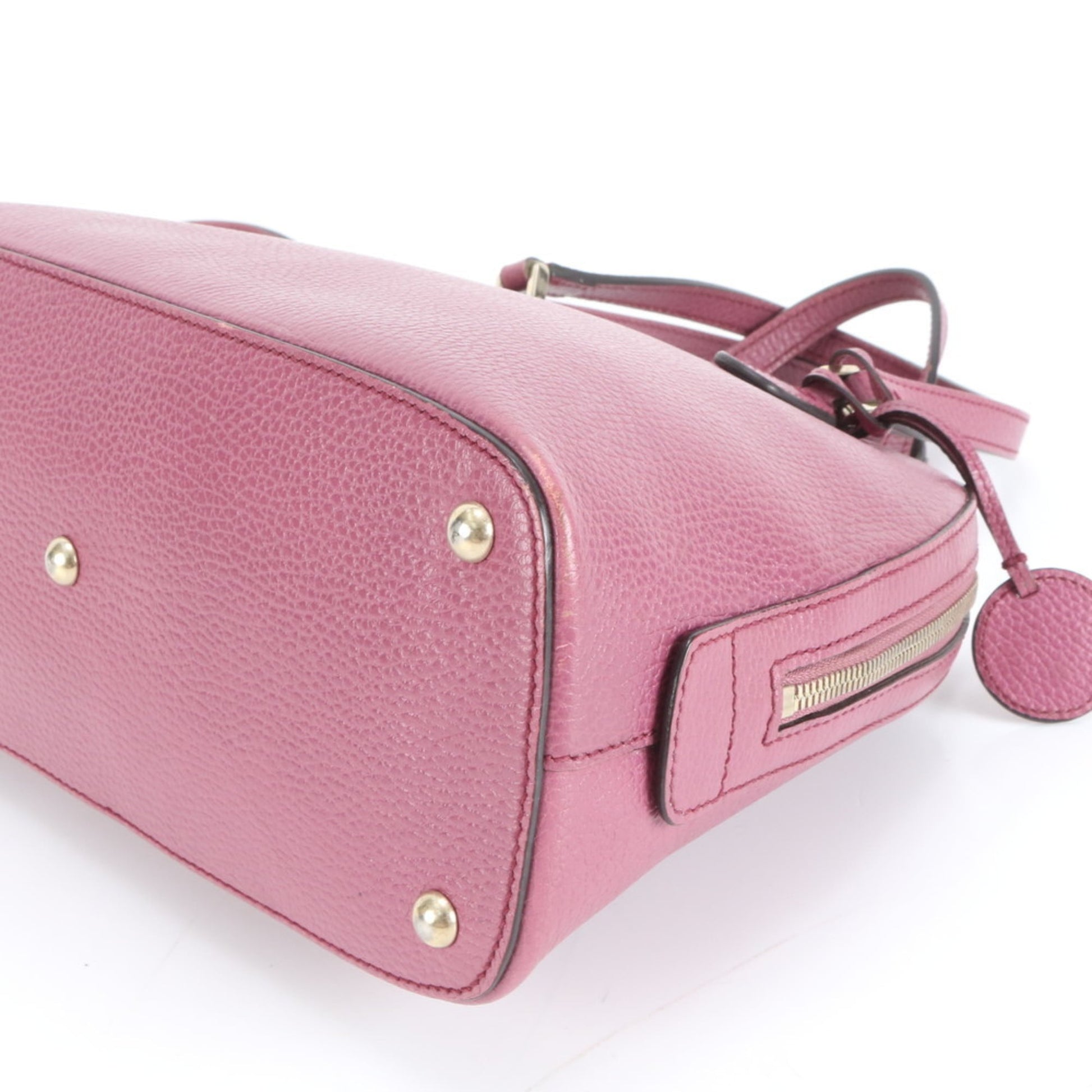Gucci Pink Leather Shoulder Bag