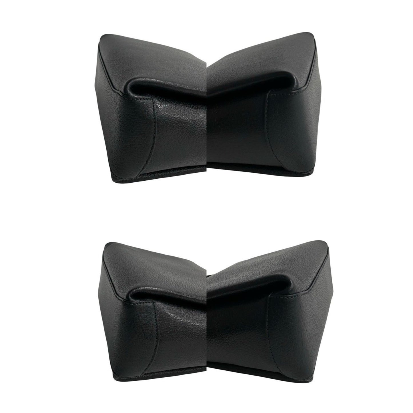 Gucci Black Leather Handbag Tote Bag