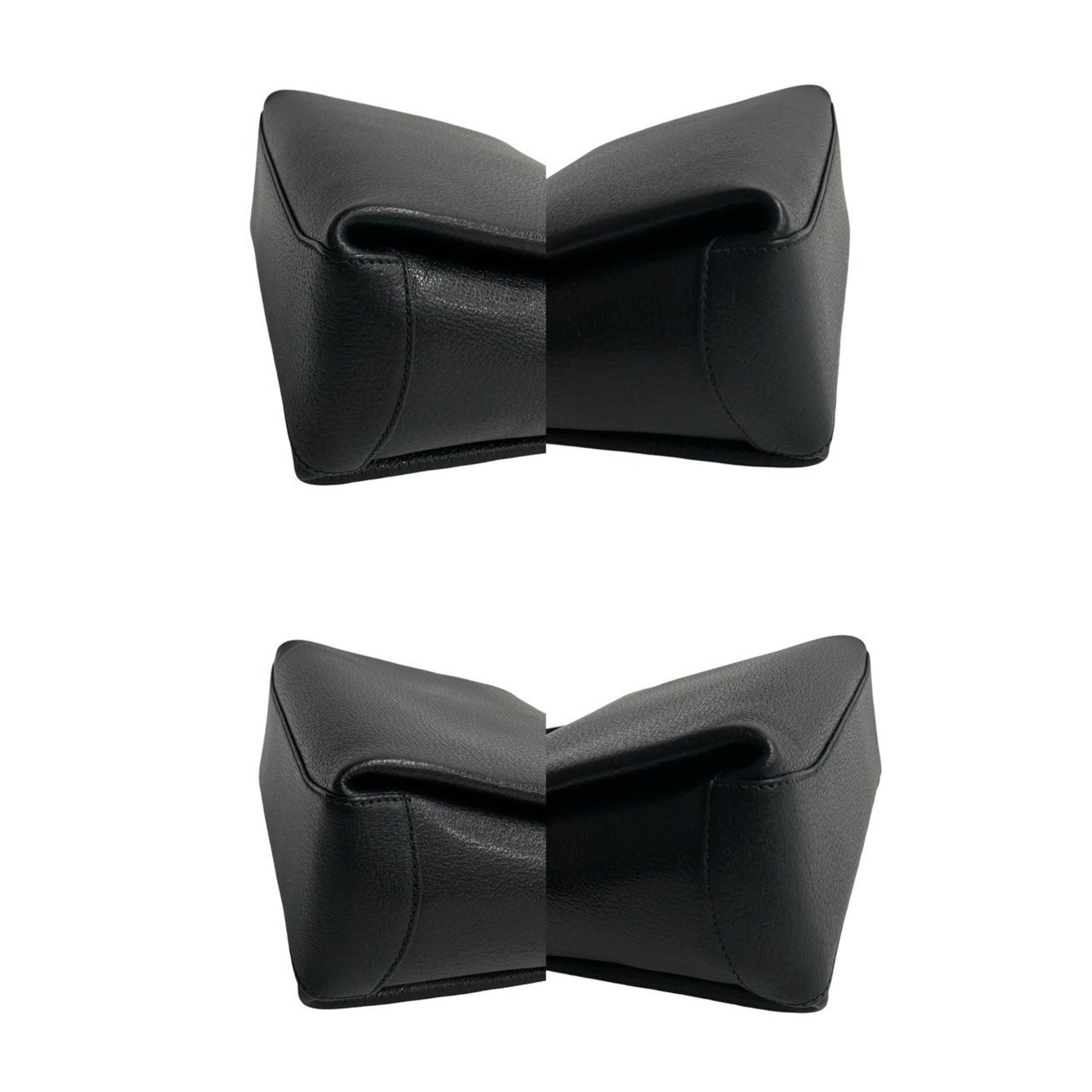 Gucci Black Leather Handbag Tote Bag