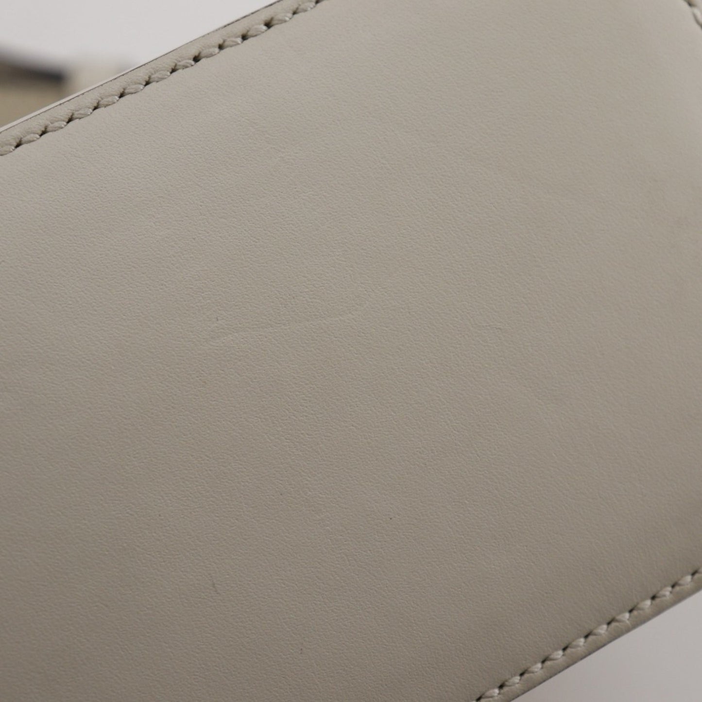 Gucci White Leather Shoulder Bag