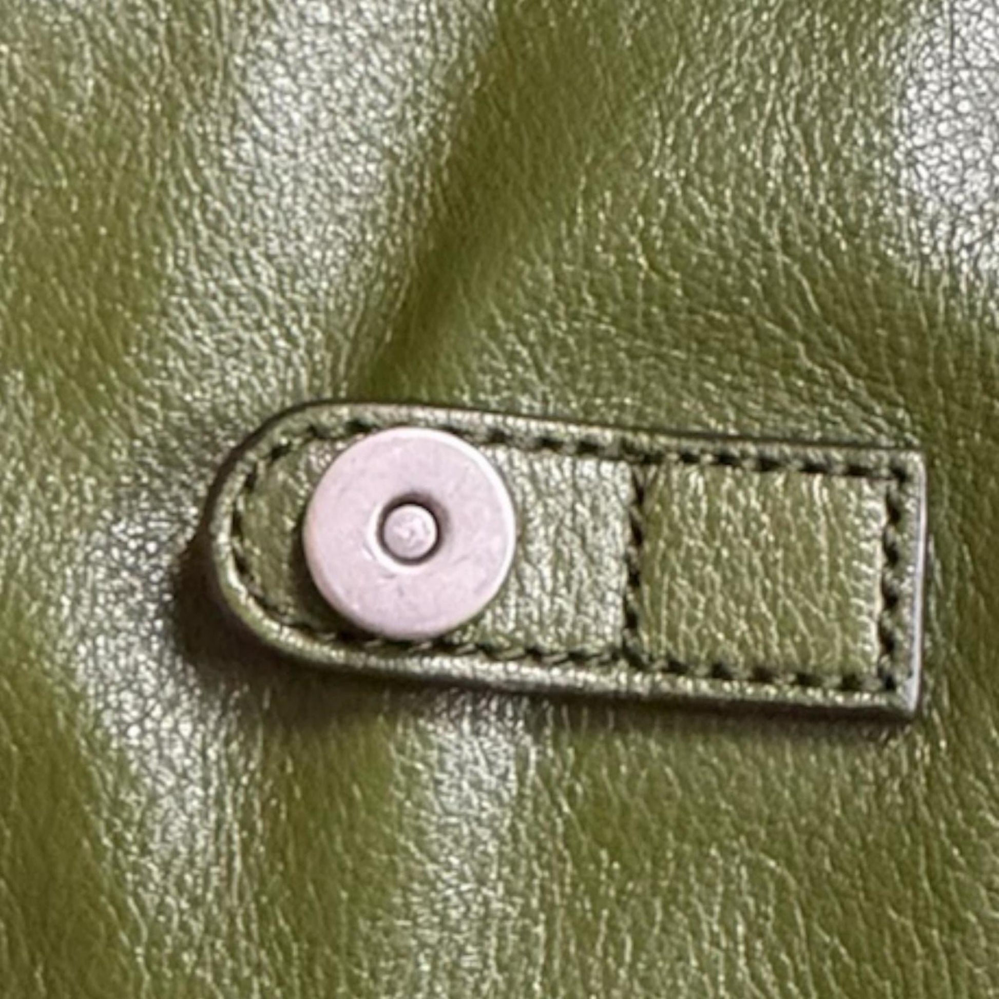 Gucci Green Leather Backpack