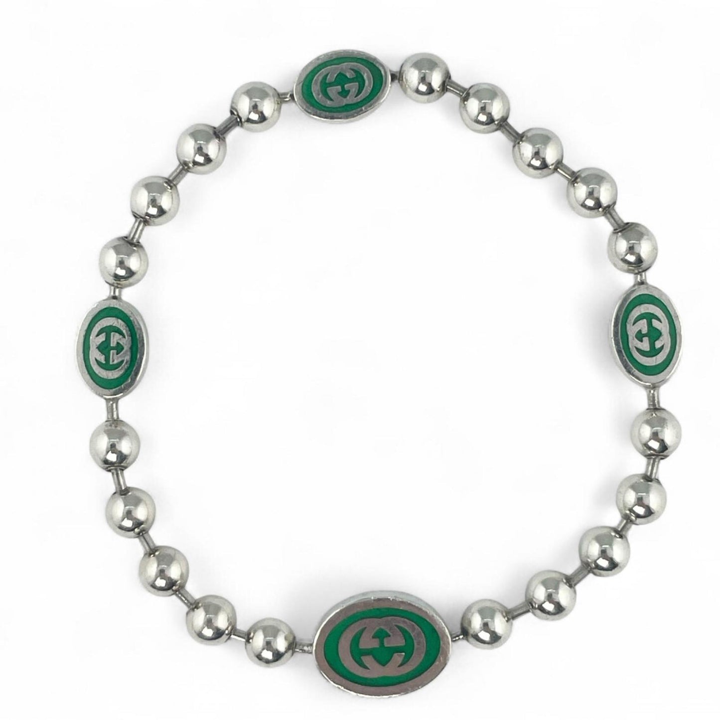 Gucci Green Charm Bracelet