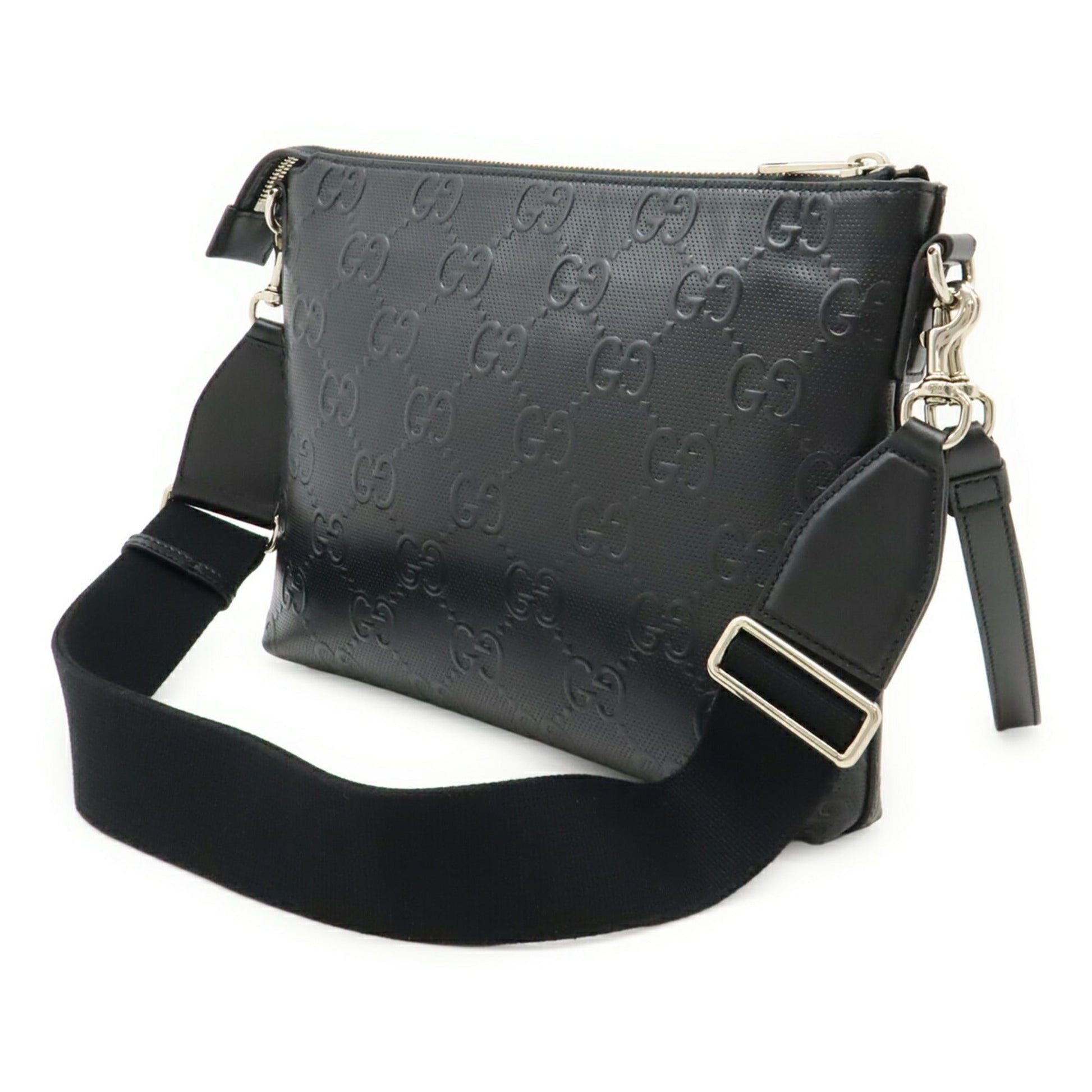 Gucci Black Leather Clutch Bag Shoulder Bag