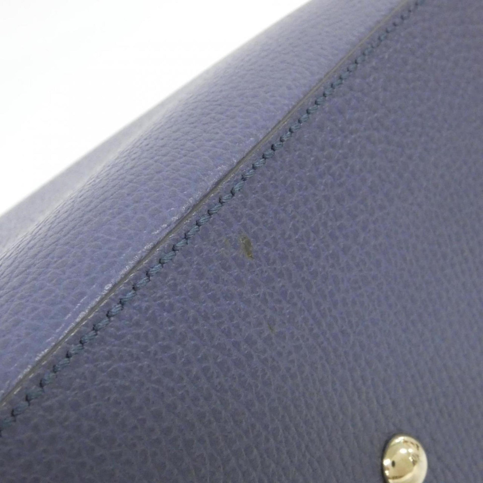 Gucci Blue Leather Handbag