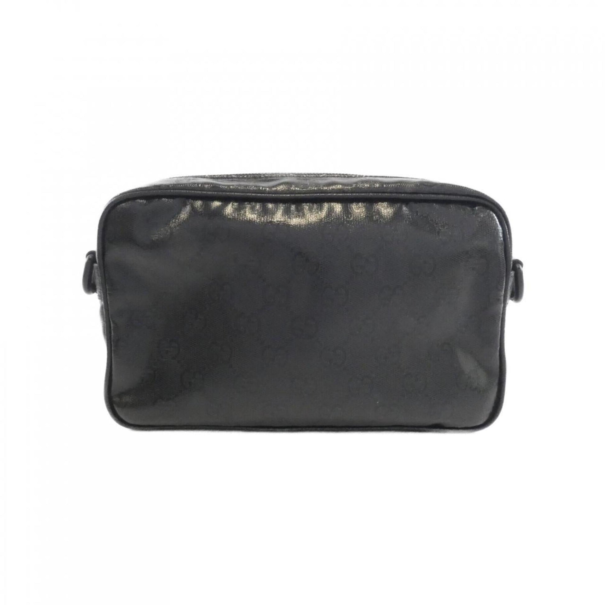 Gucci Black Gg Crystal Shoulder Bag