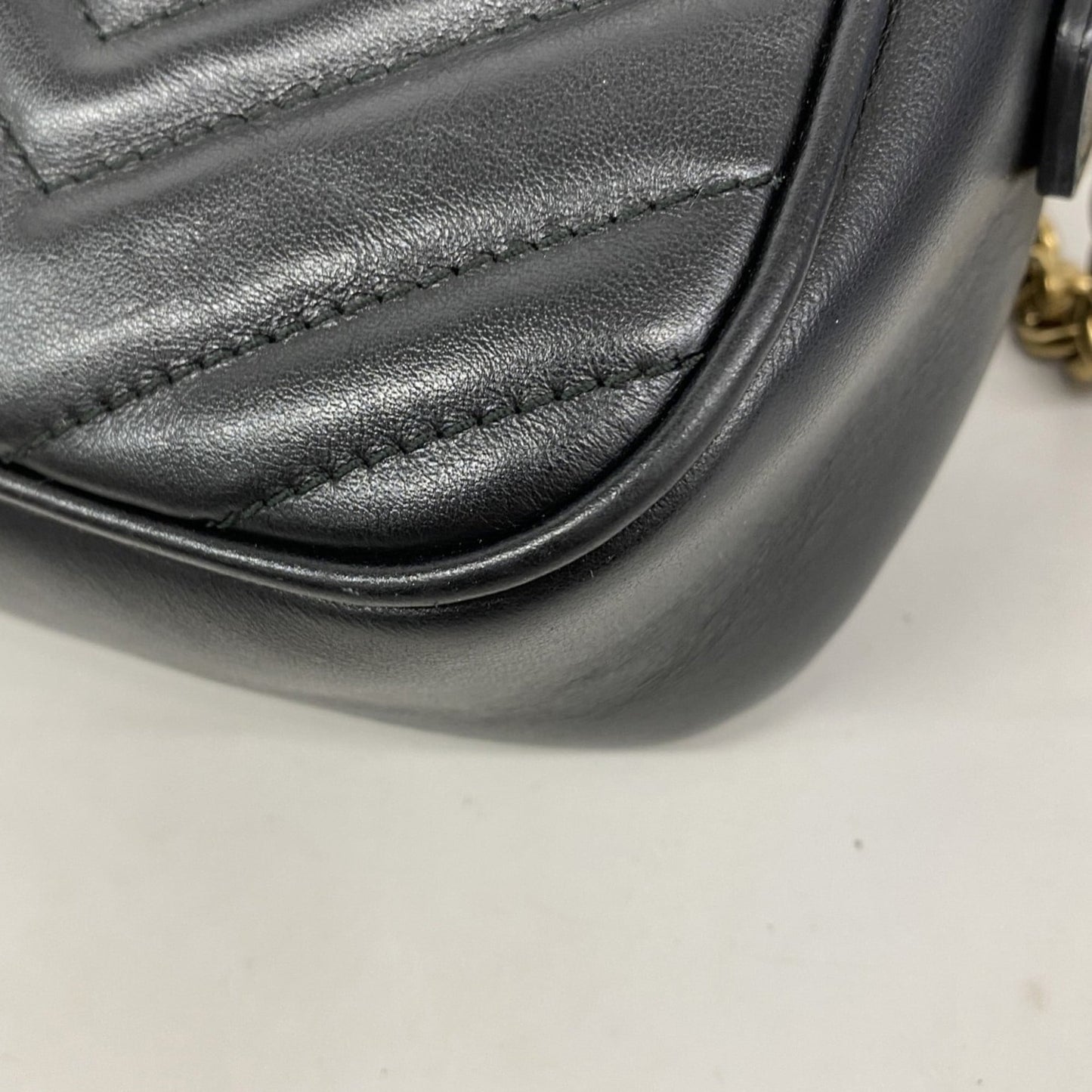 Gucci Black Leather Shoulder Bag