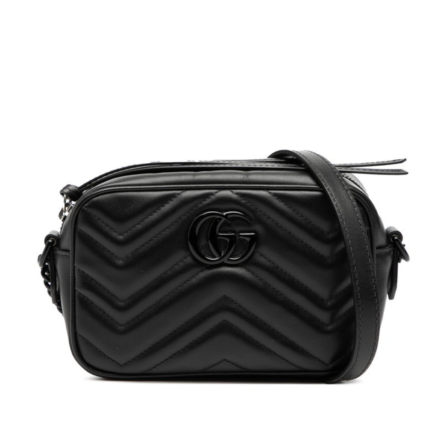 Gucci Black Leather Shoulder Bag
