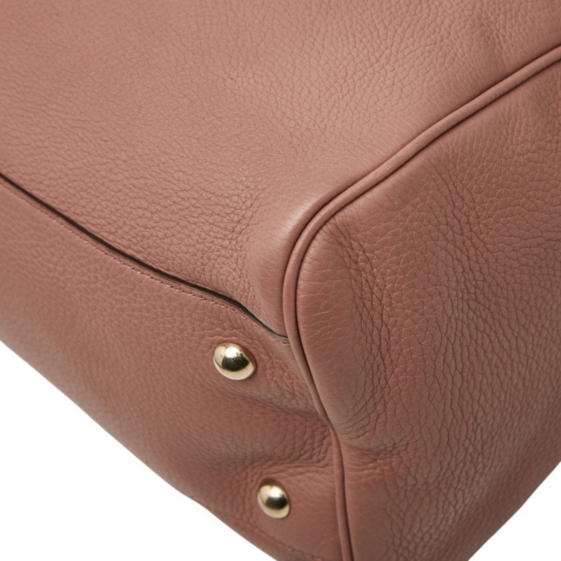 Gucci Pink Leather Handbag Shoulder Bag