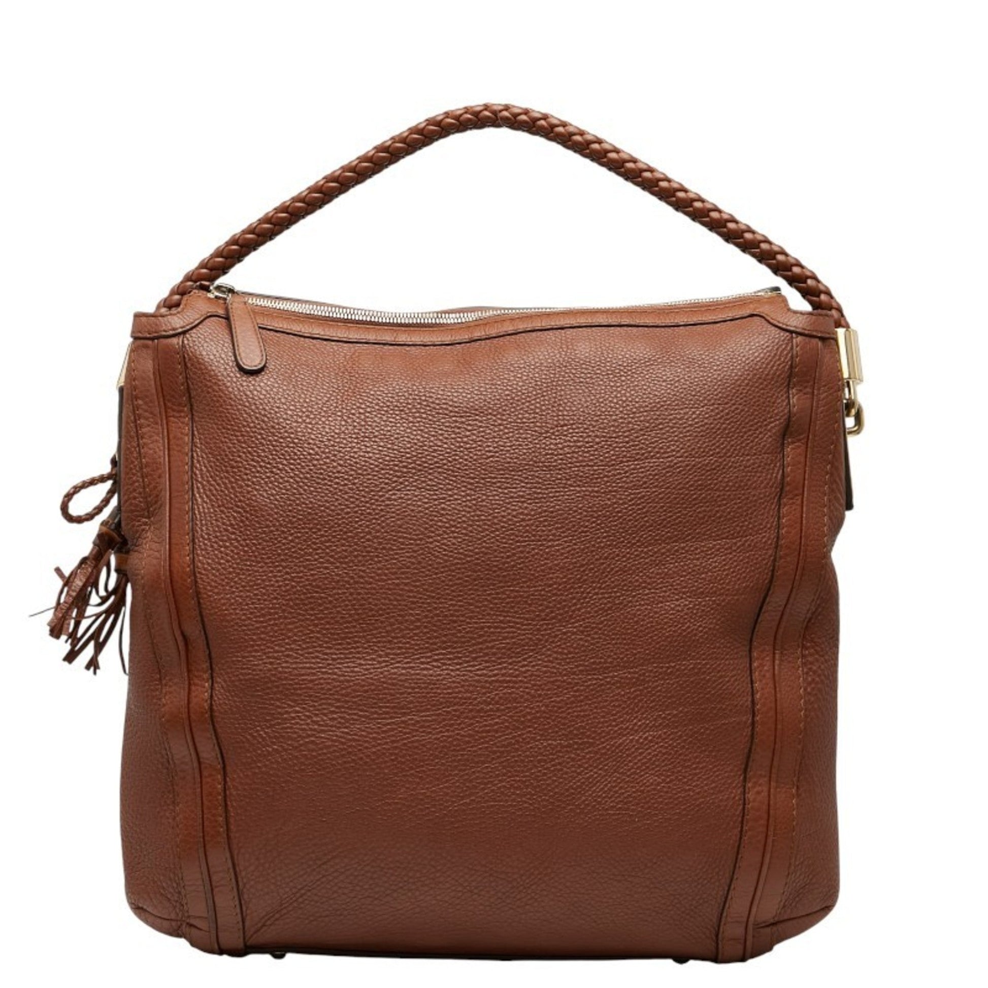 Gucci Brown Leather Shoulder Bag